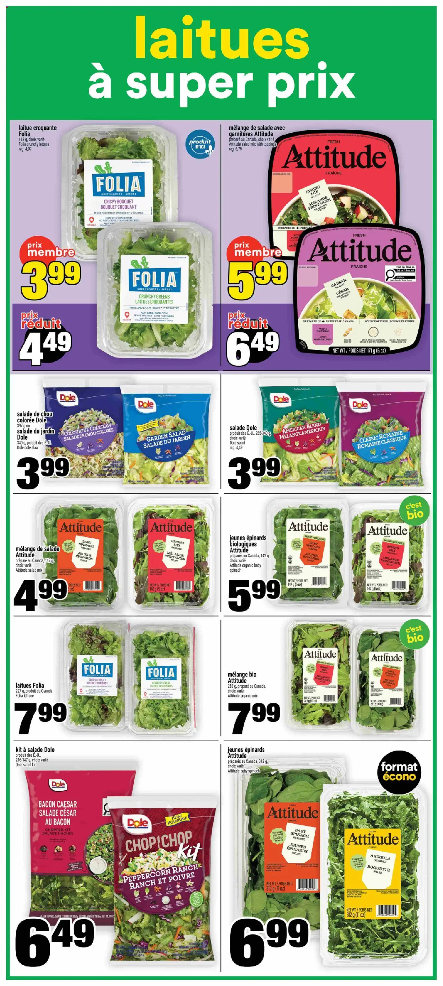 Super C flyer valid from Sep 3, 2026 | Page: 21 | Products: Salad, Bacon, Spinach, Baby spinach