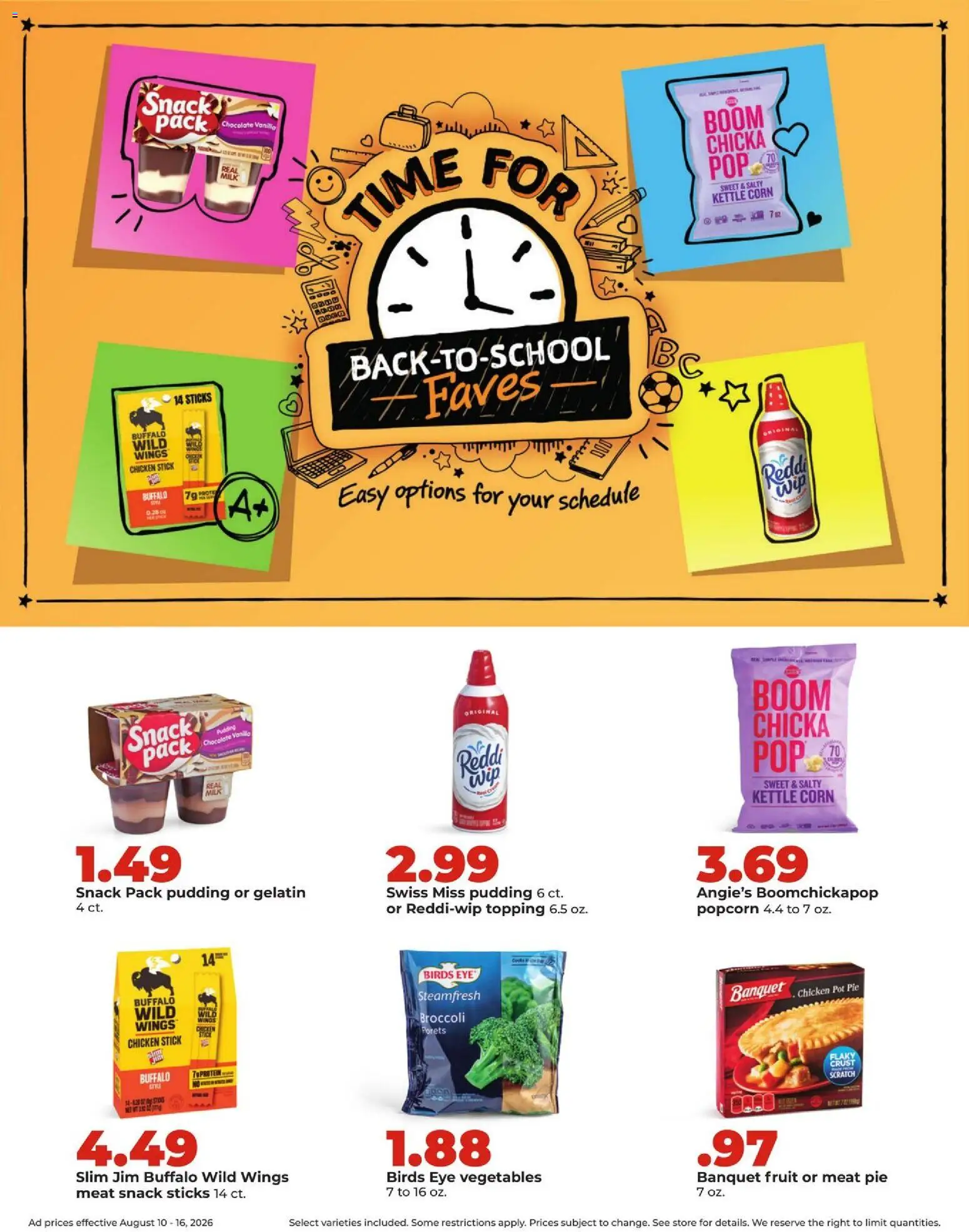 HyVee Weekly Ad - valid from 08/10/2026 | Page: 23 | Products: Corn, Chicken, Protein, Fruit