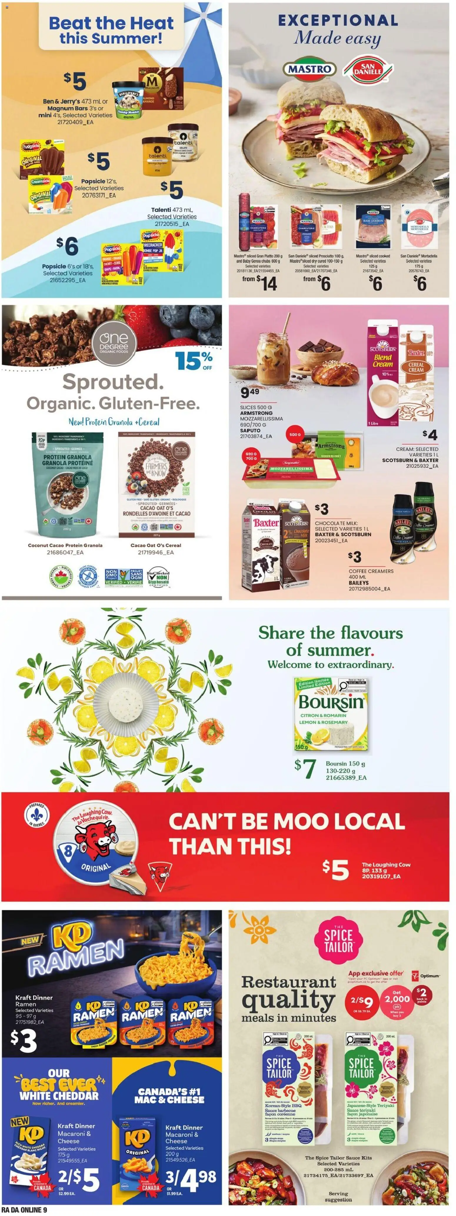 Atlantic Superstore flyer valid from Jul 16, 2026 | Page: 26 | Products: Cream, Popsicle, Coffee, Ham