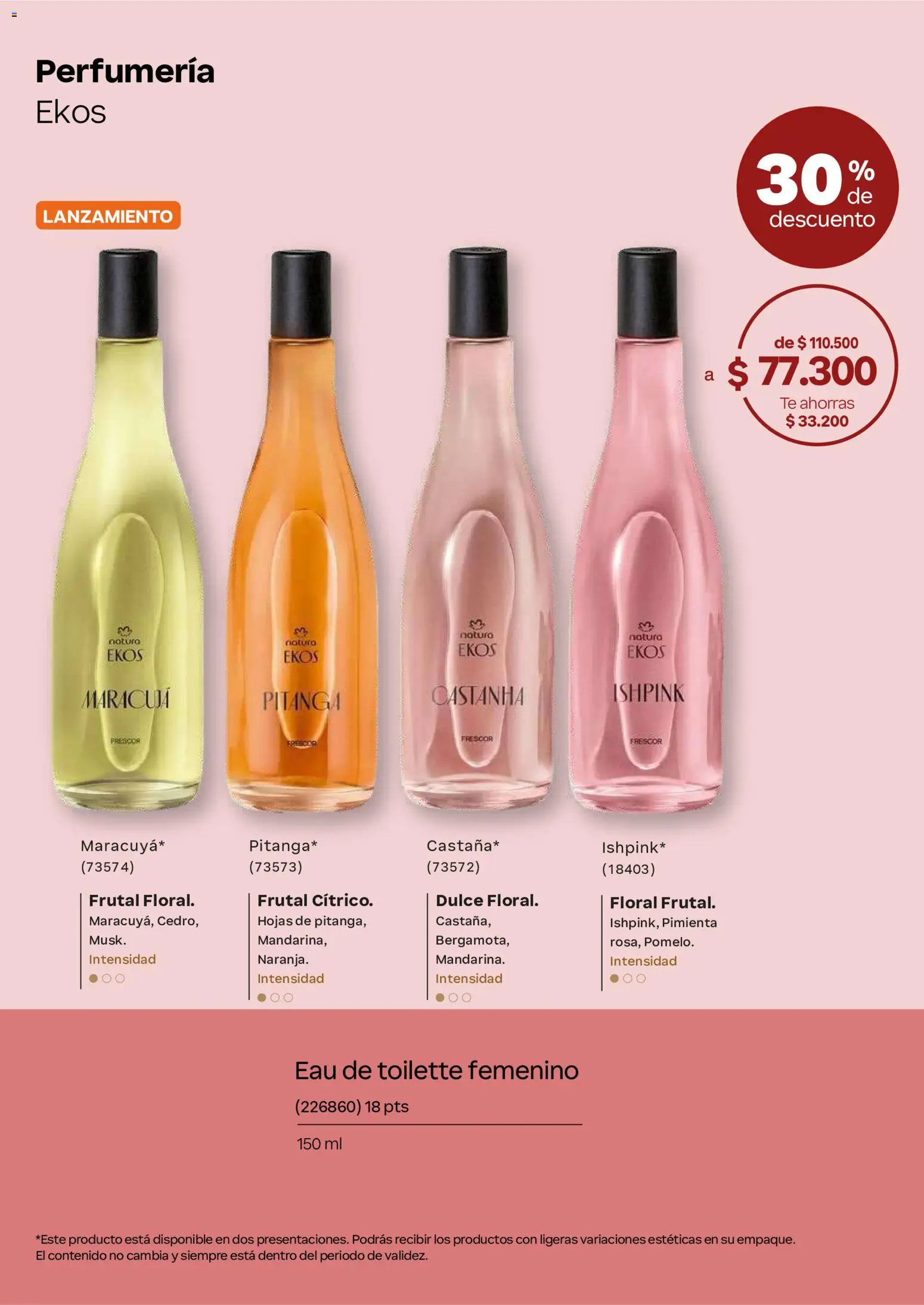 Natura revista - valida desde el 01/07/2026 | Página: 11 | Productos: Pimienta, Té, Eau de toilette