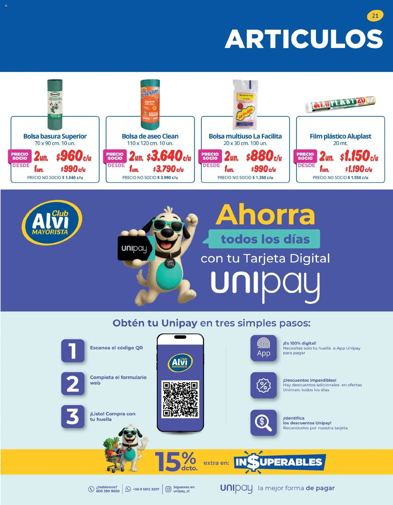 Alvi Ofertas  │ válido desde el 22.04.2026 | Página: 21 | Productos: Bolsa