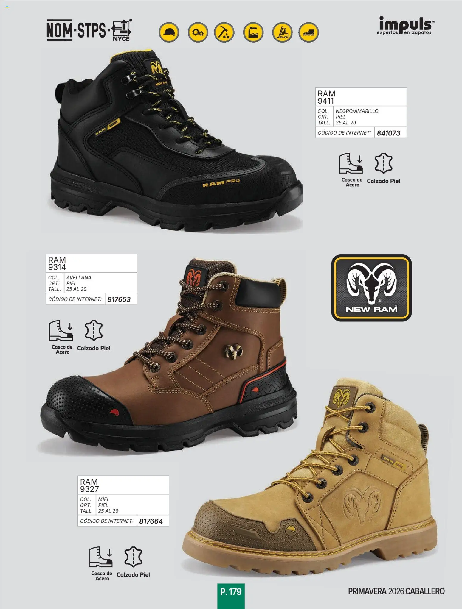 Nuevas ofertas de Impuls válidas en toda la República Mexicana desde el 01.01.2026. ¡Encuentra las mejores ofertas en Impuls catálogo Caballero! | Página: 181 | Productos: Zapatos