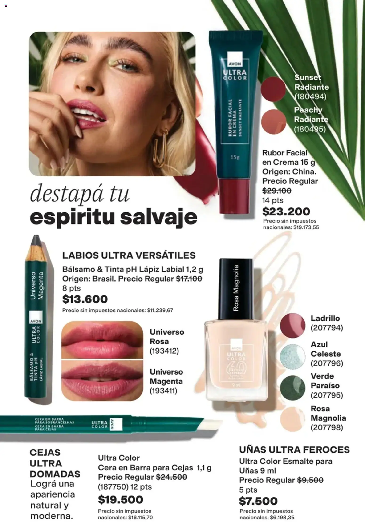 Catálogo AVON Campaña 13 │ válido desde el 01/09/2026 | Página: 28 | Productos: Ladrillo, Lápiz labial, Bálsamo, Crema