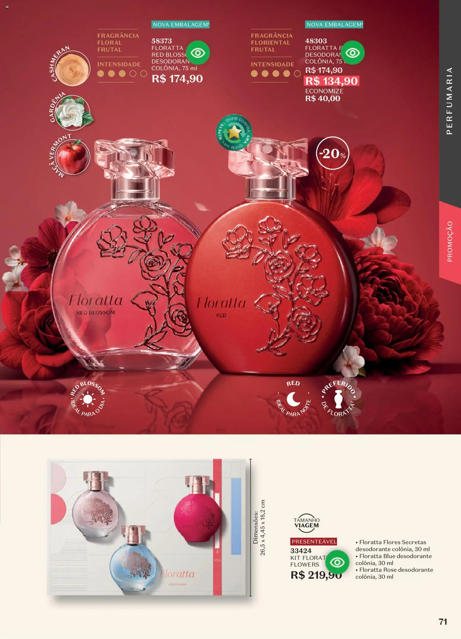 O Boticário Folheto - válido de 10/08/2026 | Página: 75 | Produtos: Fragrância, Desodorante, Flores