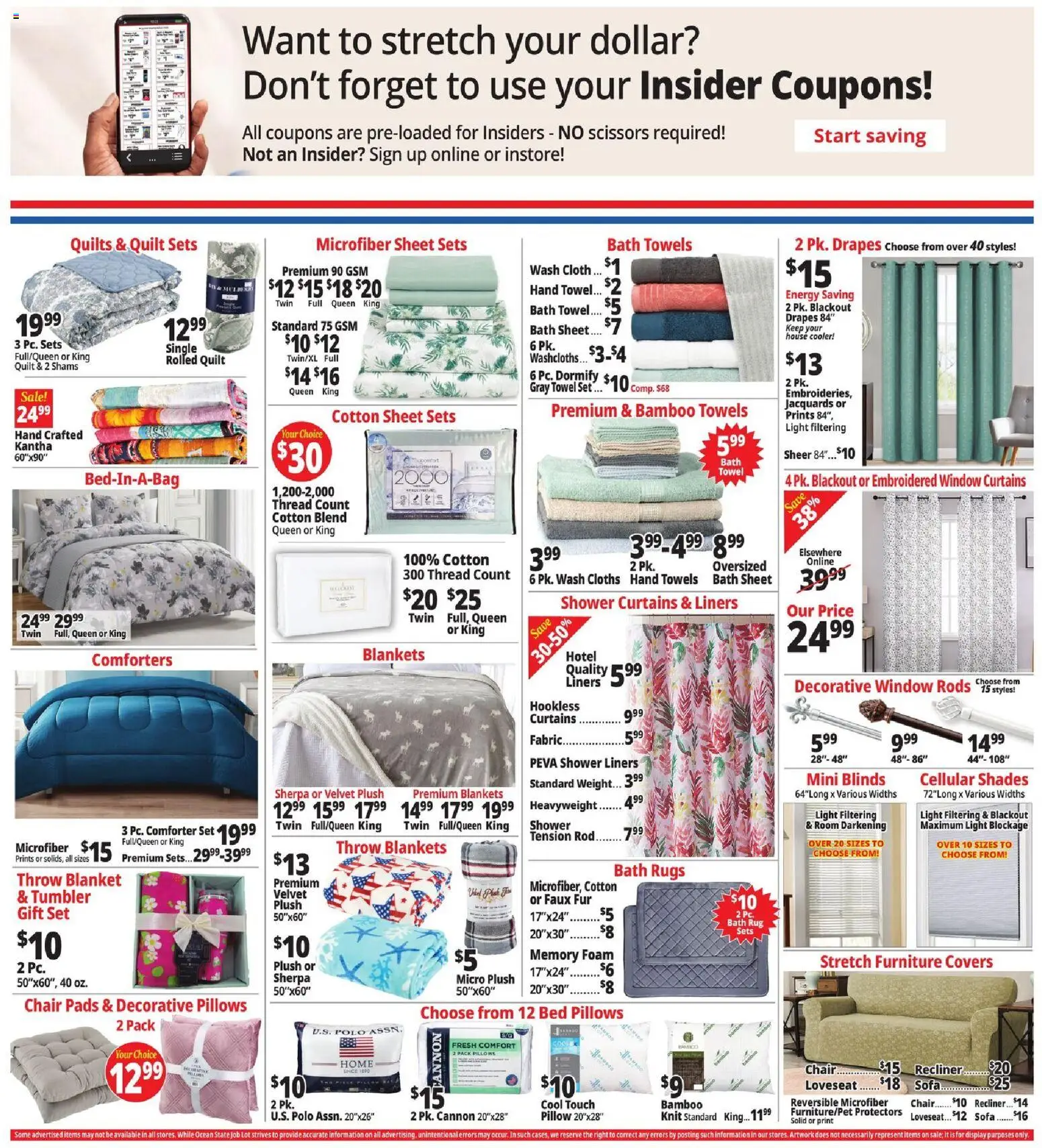 Ocean State Job Lot Weekly Ad - valid from 07/02/2026 | Page: 9 | Products: Shower, Pads, Weight, Rod