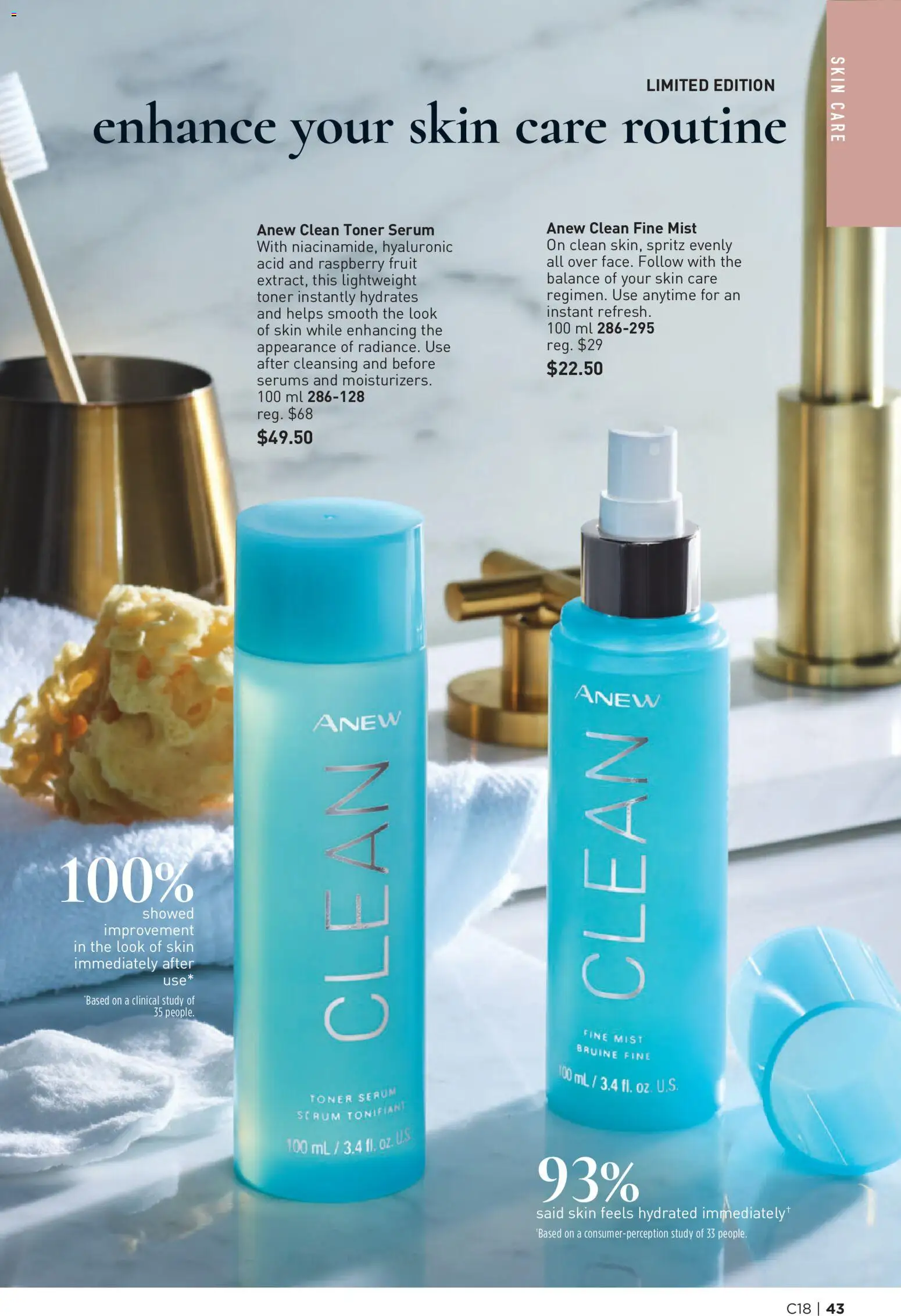 Avon flyer valid from Aug 27, 2026 | Page: 43 | Products: Fruit, Toner