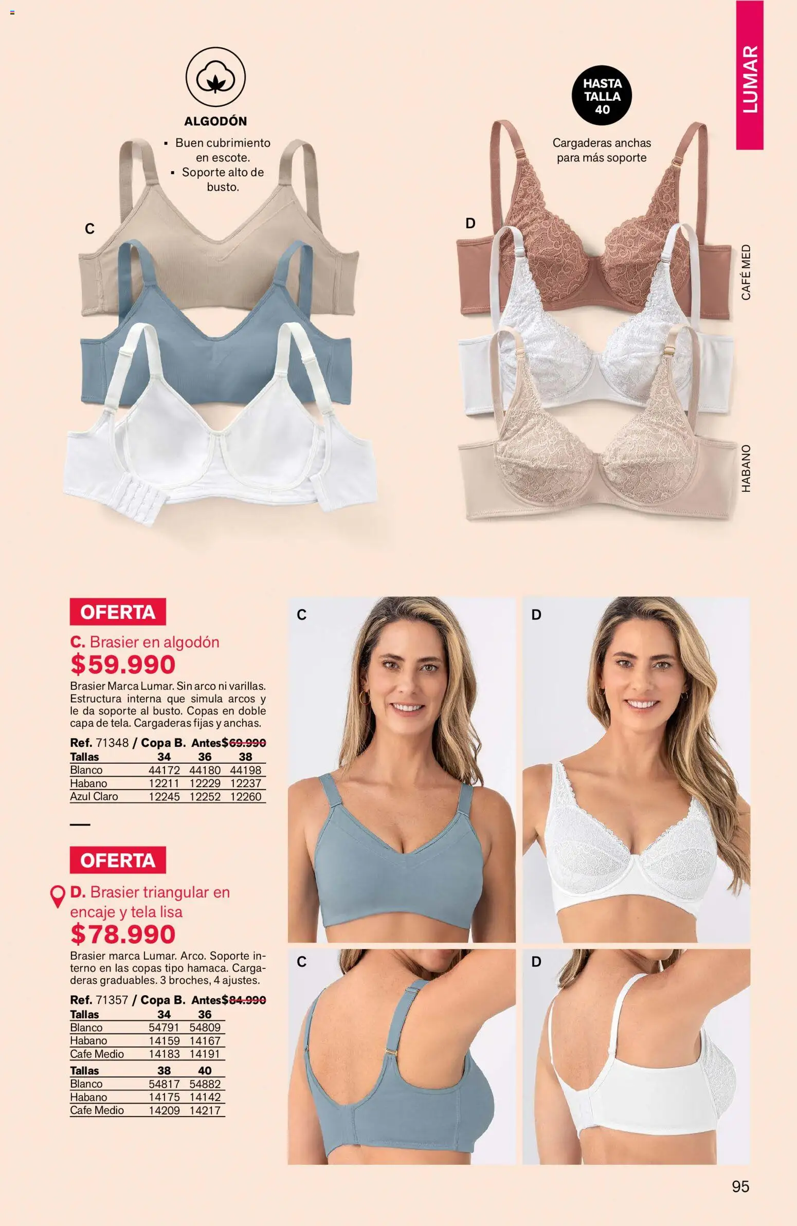 Leonisa revista - valida desde el 04.06.2026 | Página: 95 | Productos: Algodón, Brasier, Café