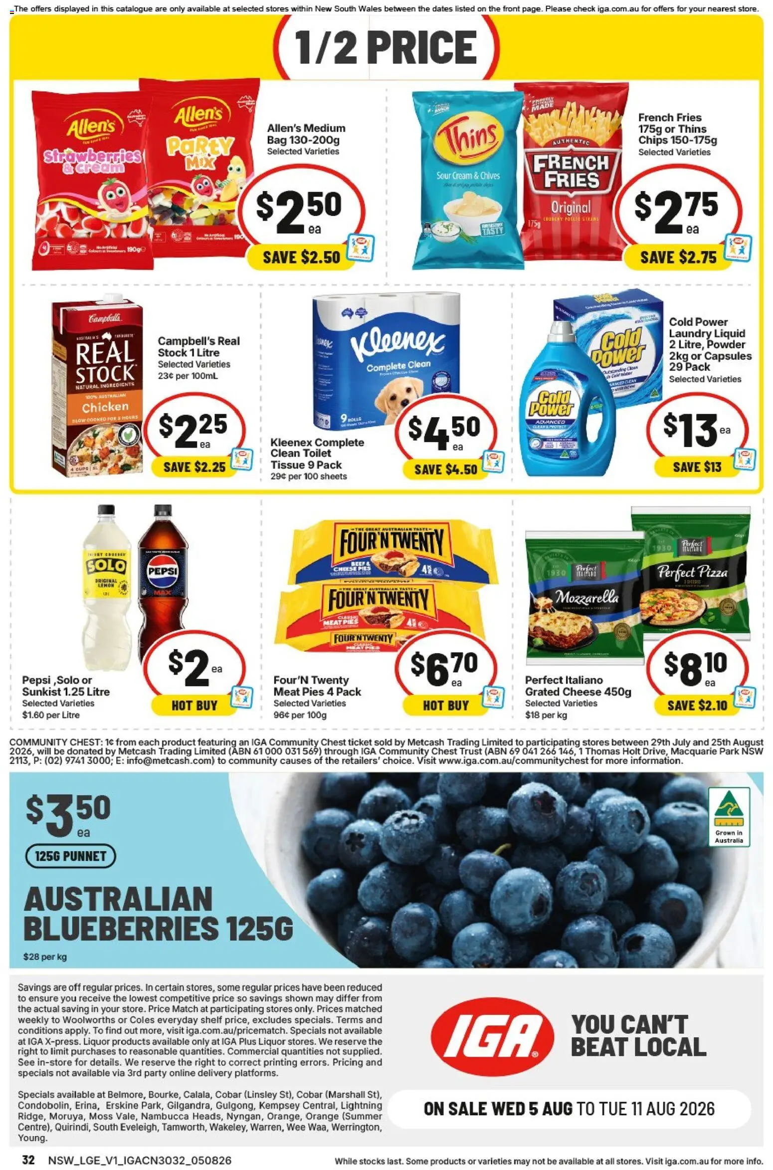 IGA catalogue - valid from 05/08/2026 | Page: 35 | Products: Shelf, Toilet, Chips, Bag