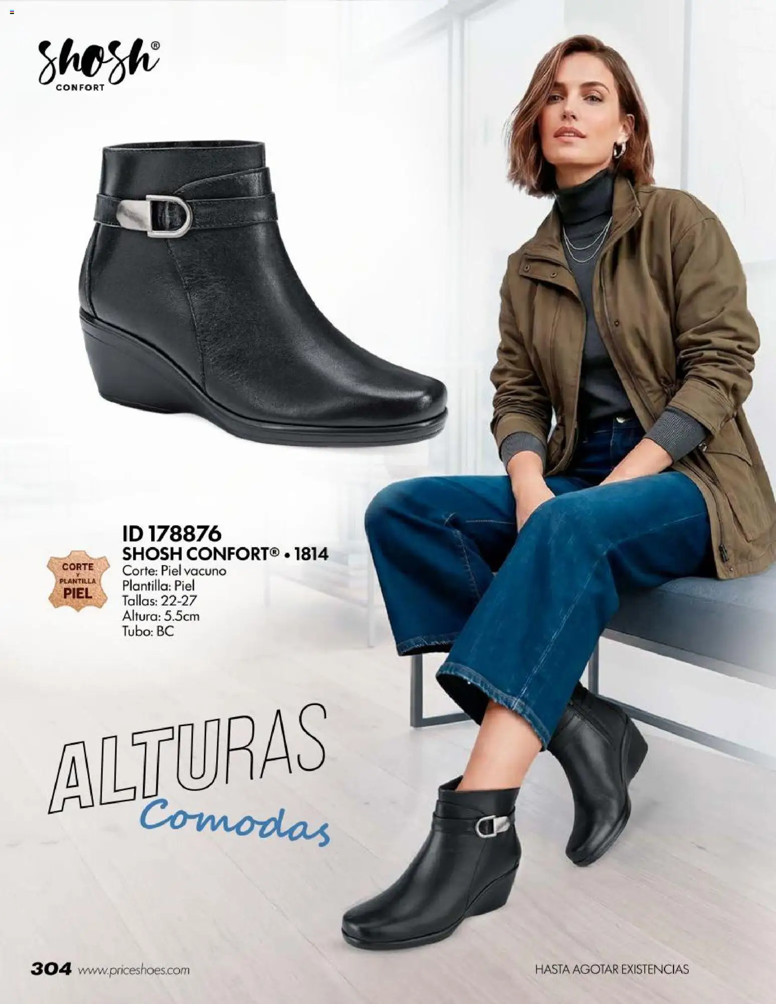Nuevas ofertas de Price Shoes válidas en toda la República Mexicana desde el 18/07/2026. ¡Encuentra las mejores ofertas en Price Shoes catálogo Botas! | Página: 304