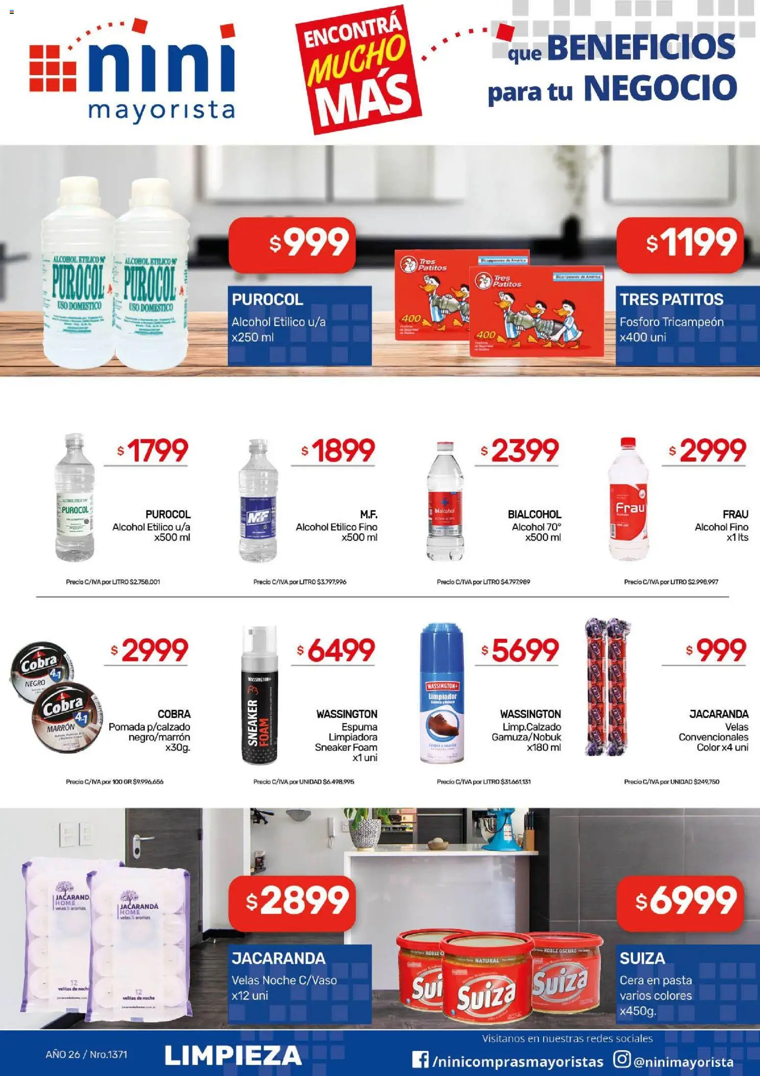 NINI Mayorista ofertas │ válido desde el 03/08/2026 | Página: 14 | Productos: Espuma, Cera, Pasta, Limpiador