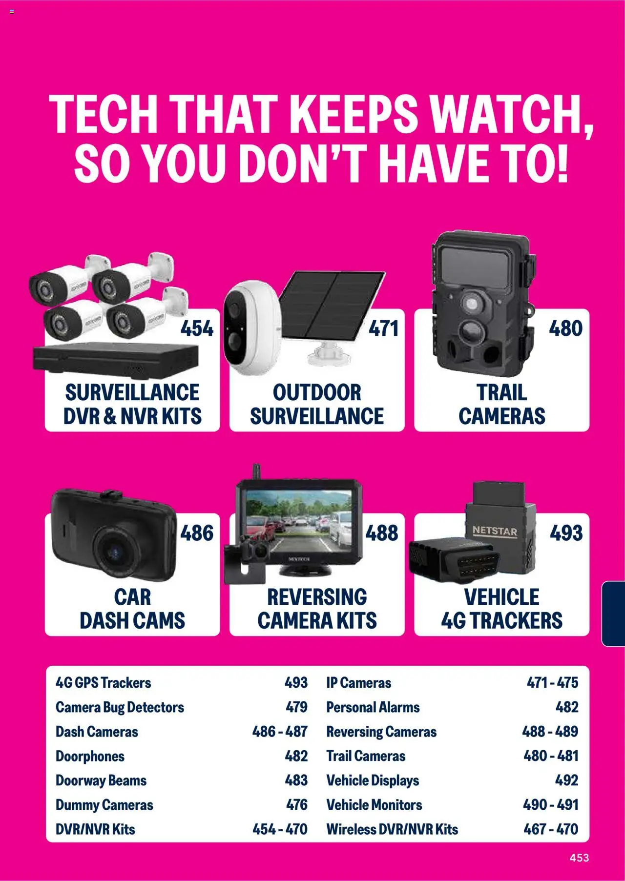 Jaycar catalogue - valid from 09/07/2025 | Page: 453 | Products: Kits, Watch, Camera