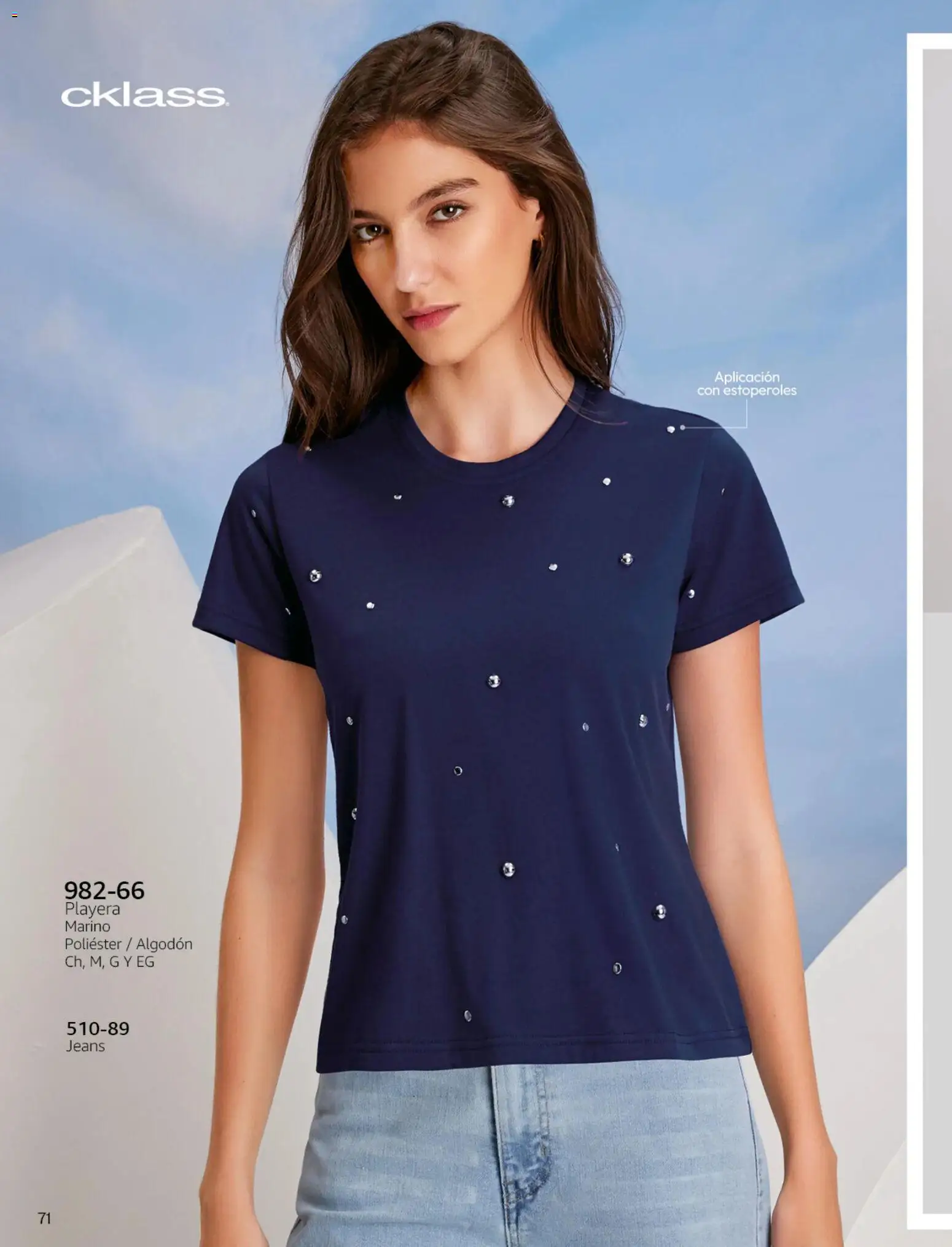 Nuevas ofertas de Cklass válidas en toda la República Mexicana desde el 02.01.2026. ¡Encuentra las mejores ofertas en Cklass catálogo Primavera! | Página: 74 | Productos: Algodón, Playera