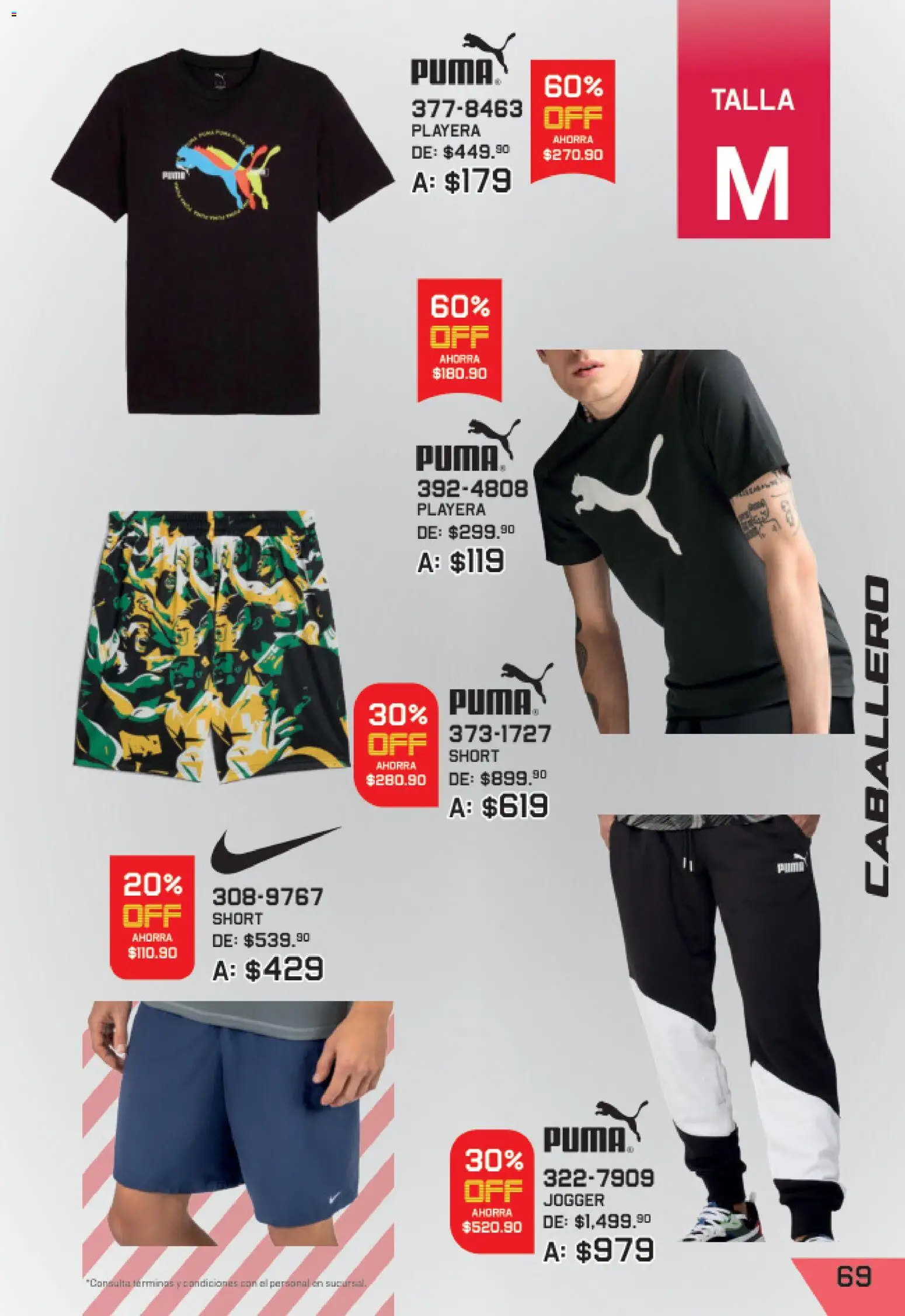 Nuevas ofertas de Andrea válidas en toda la República Mexicana desde el 27/09/2026. ¡Encuentra las mejores ofertas en Andrea catálogo Lo mejor de marcas! | Página: 69 | Productos: Playera, Short
