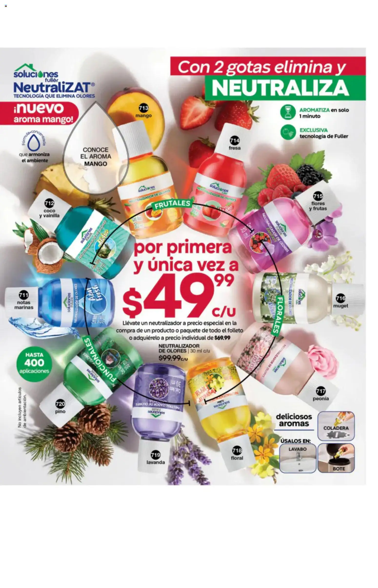 Nuevas ofertas de Fuller válidas en toda la República Mexicana desde el 08/07/2026. ¡Encuentra las mejores ofertas en Fuller campaña 7 2026! | Página: 200 | Productos: Fresa, Mango, Lavabo