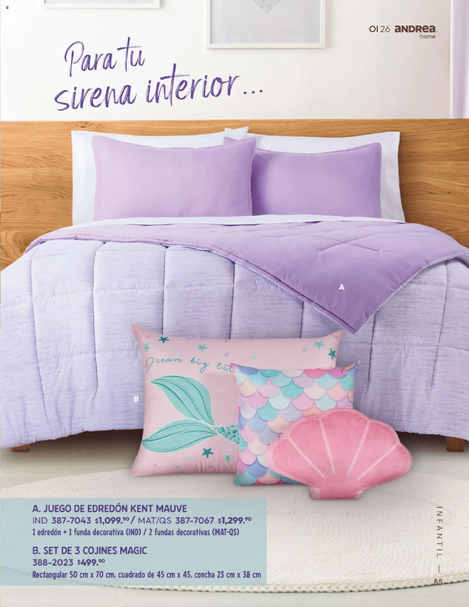 Nuevas ofertas de Andrea válidas en toda la República Mexicana desde el 01/09/2026. ¡Encuentra las mejores ofertas en Andrea catálogo Home! | Página: 85