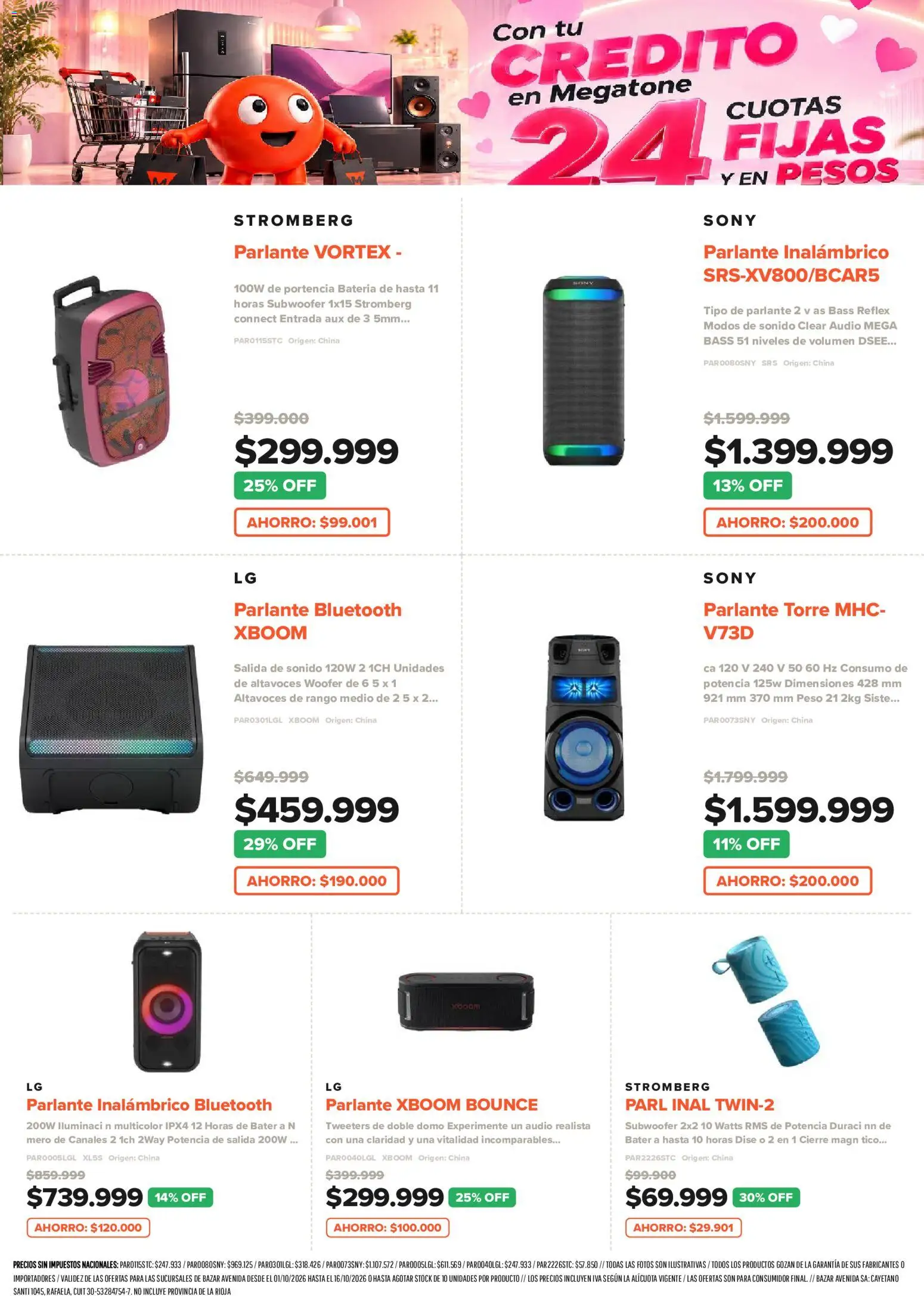 Megatone catálogo │ válido desde el 01/10/2026 | Página: 8