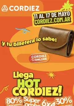 Vista previa Cordiez - Hot Sale válido desde el 11.05.2026