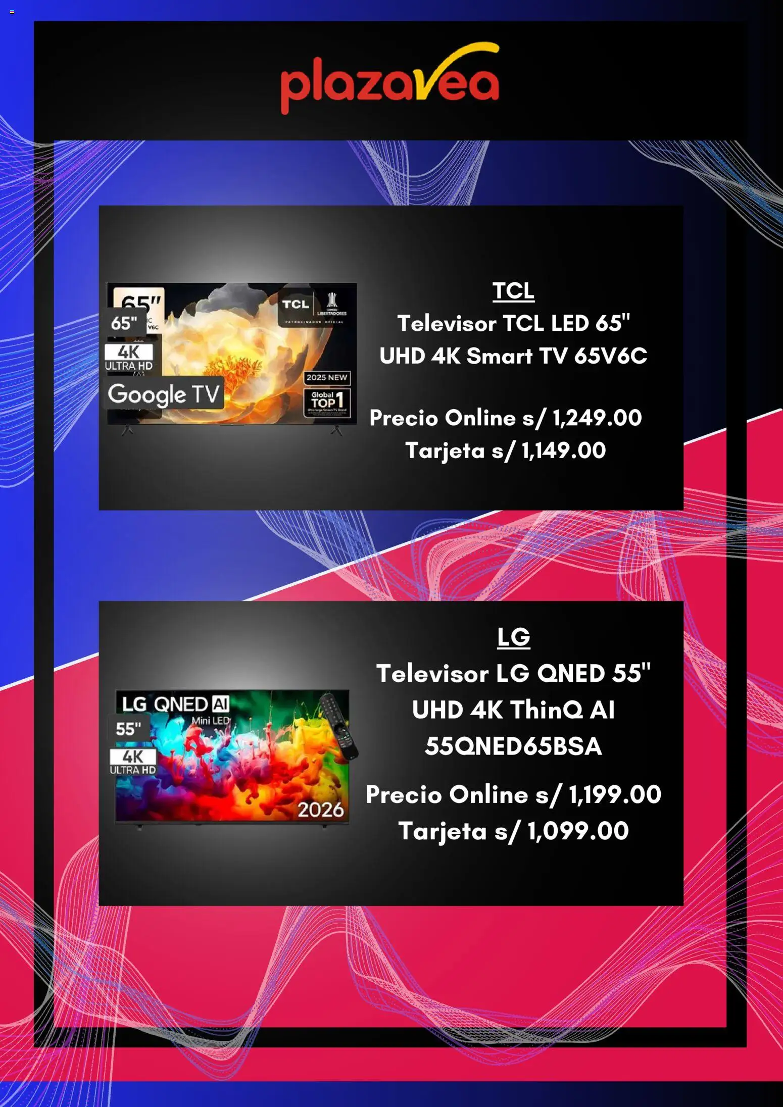 Catálogo Plaza Vea válido desde 13/07/2026 | Página: 3 | Productos: Televisor