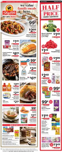 Preview of ShopRite weekly ads valid from 09/20/2026
