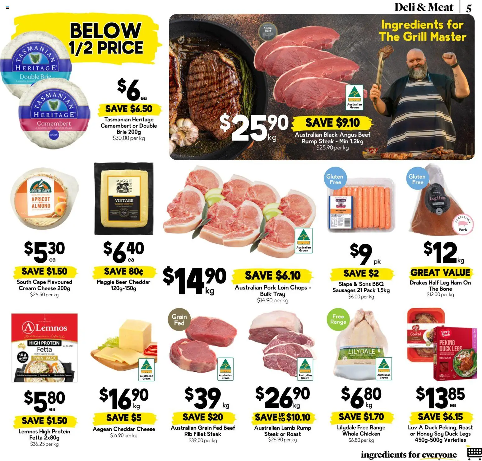 Drakes catalogue - valid from 30/09/2026 | Page: 5 | Products: Pork loin, Pork, Lamb, Rump steak