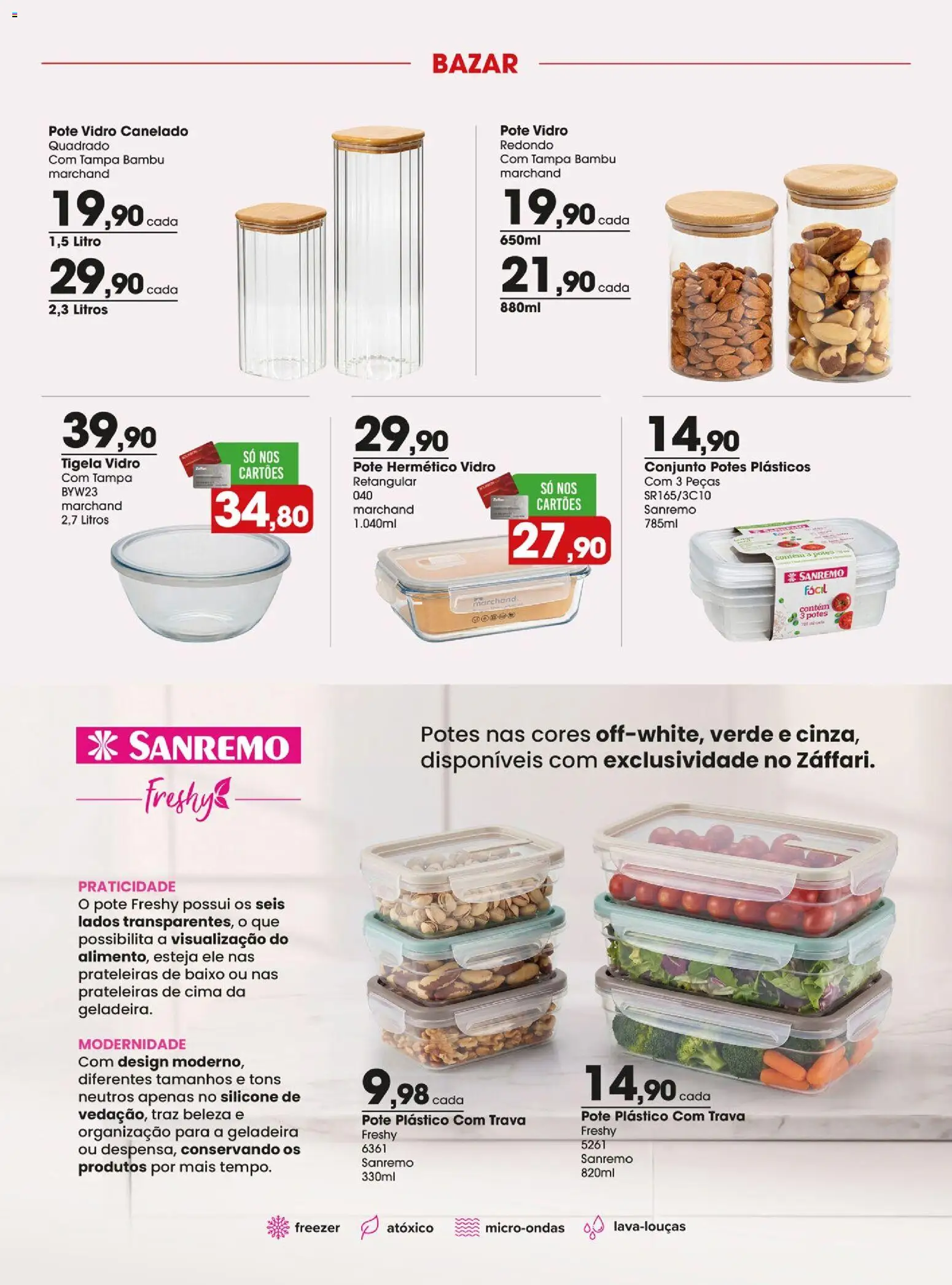 Zaffari Folheto - válido de 02/07/2026 | Página: 6 | Produtos: Geladeira, Freezer, Microondas, Baixo