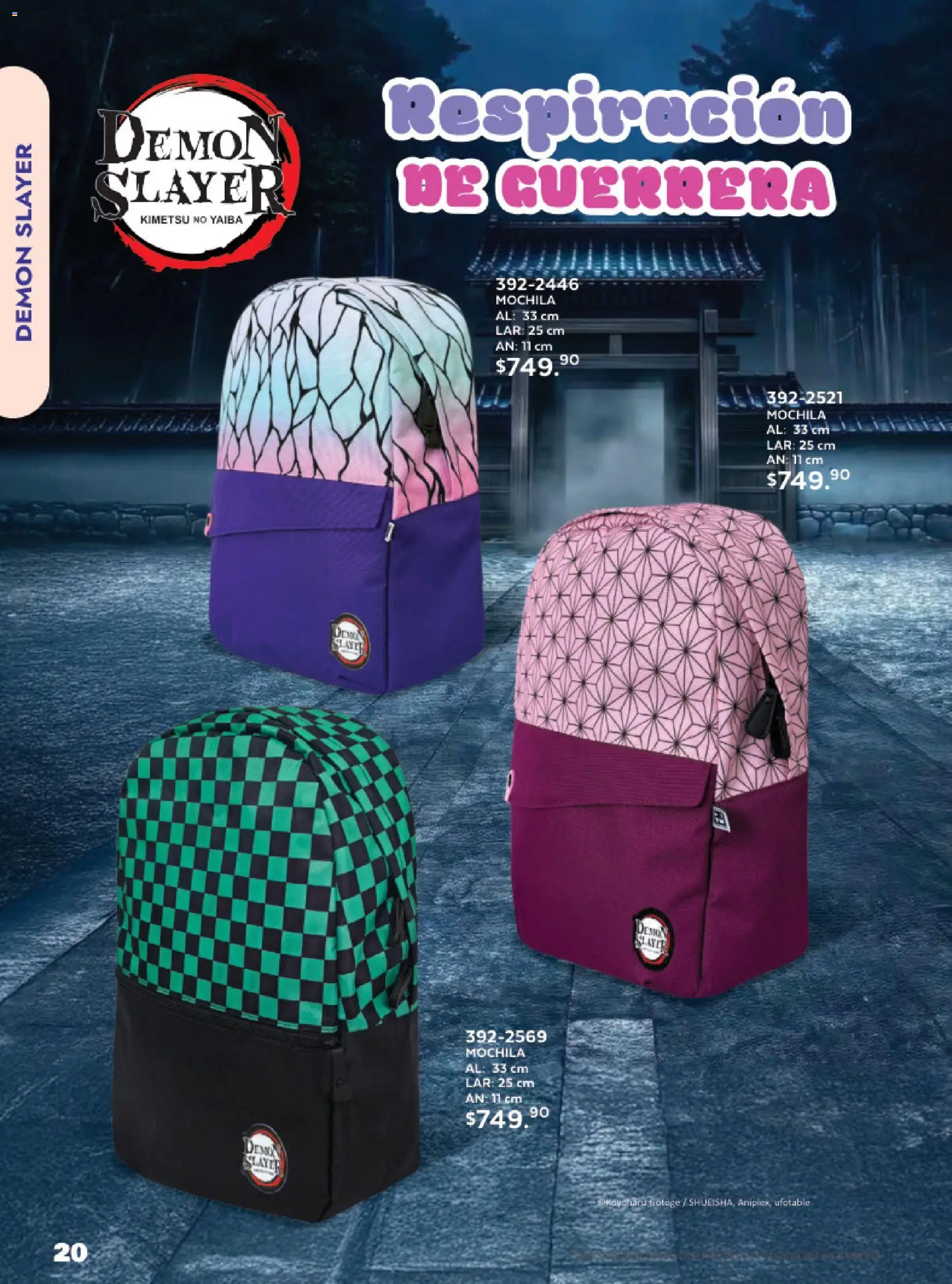 Nuevas ofertas de Andrea válidas en toda la República Mexicana desde el 24.05.2026. ¡Encuentra las mejores ofertas en Andrea catálogo Lo más divertindo en ropa! | Página: 20 | Productos: Mochila