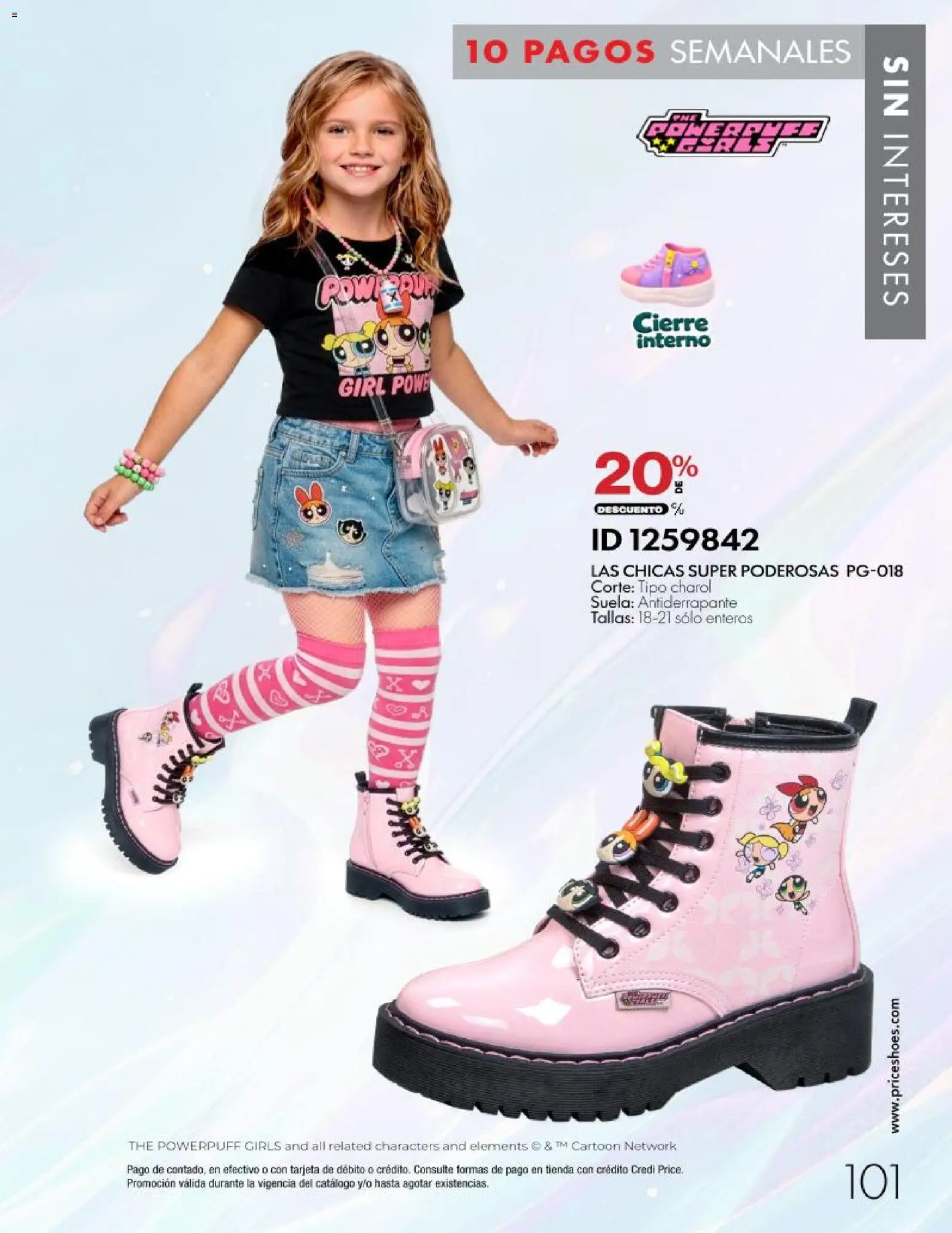 Nuevas ofertas de Price Shoes válidas en toda la República Mexicana desde el 28/10/2026. ¡Encuentra las mejores ofertas en Price Shoes catálogo 10 pagos sin intereses! | Página: 101