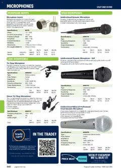 Preview of Jaycar Engineering & Scientific Catalogue 2025/2026  - valid from 09.07.2025 | Page: 440 | Products: Shirt, Clip, Cable, Stereo