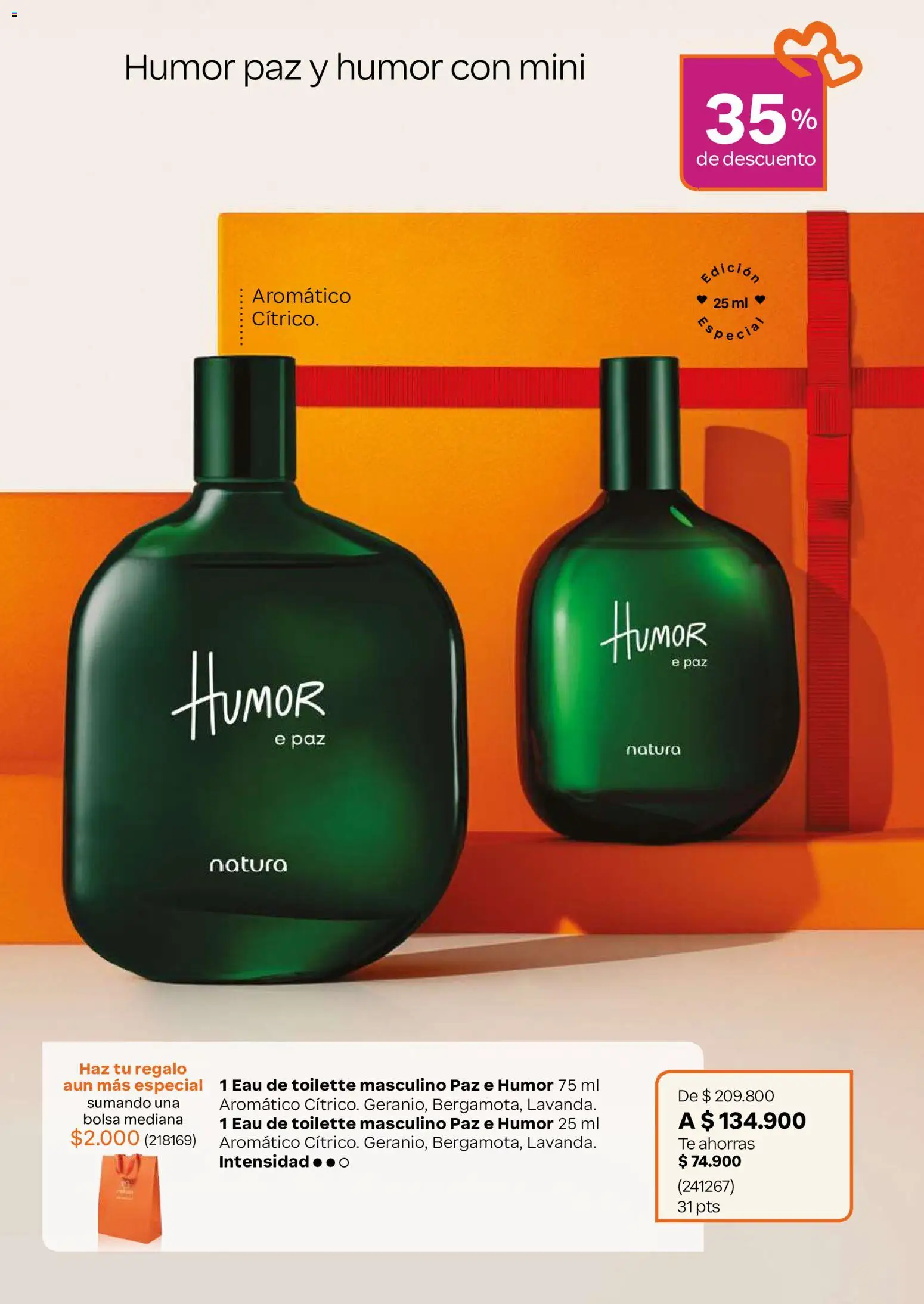 Natura revista - valida desde el 22/07/2026 | Página: 14 | Productos: Té, Bolsa, Eau de toilette