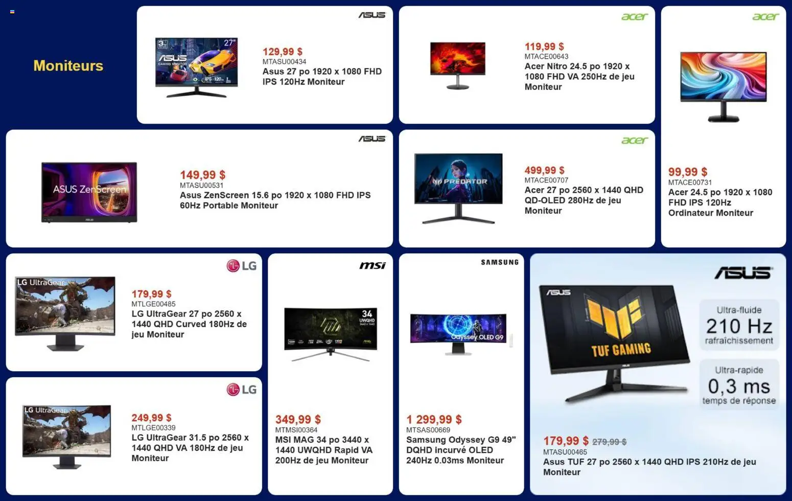 Canada Computers flyer valid from Aug 14, 2026 | Page: 6 | Products: Monitor
