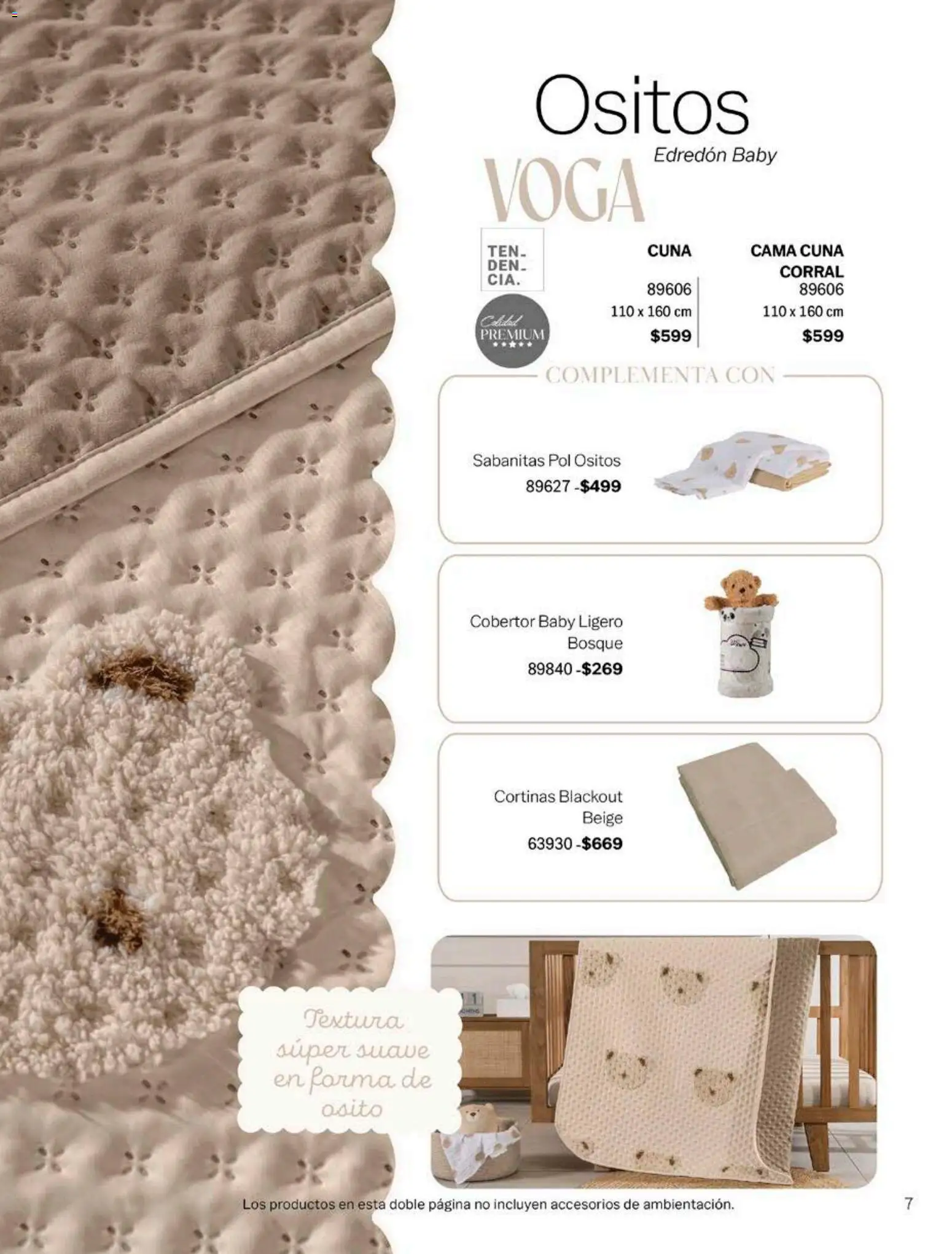 Nuevas ofertas de Vianney válidas en toda la República Mexicana desde el 17/08/2026. ¡Encuentra las mejores ofertas en Vianney catálogo Bebé! | Página: 9 | Productos: Cobertor, Cama, Cuna, Cortinas