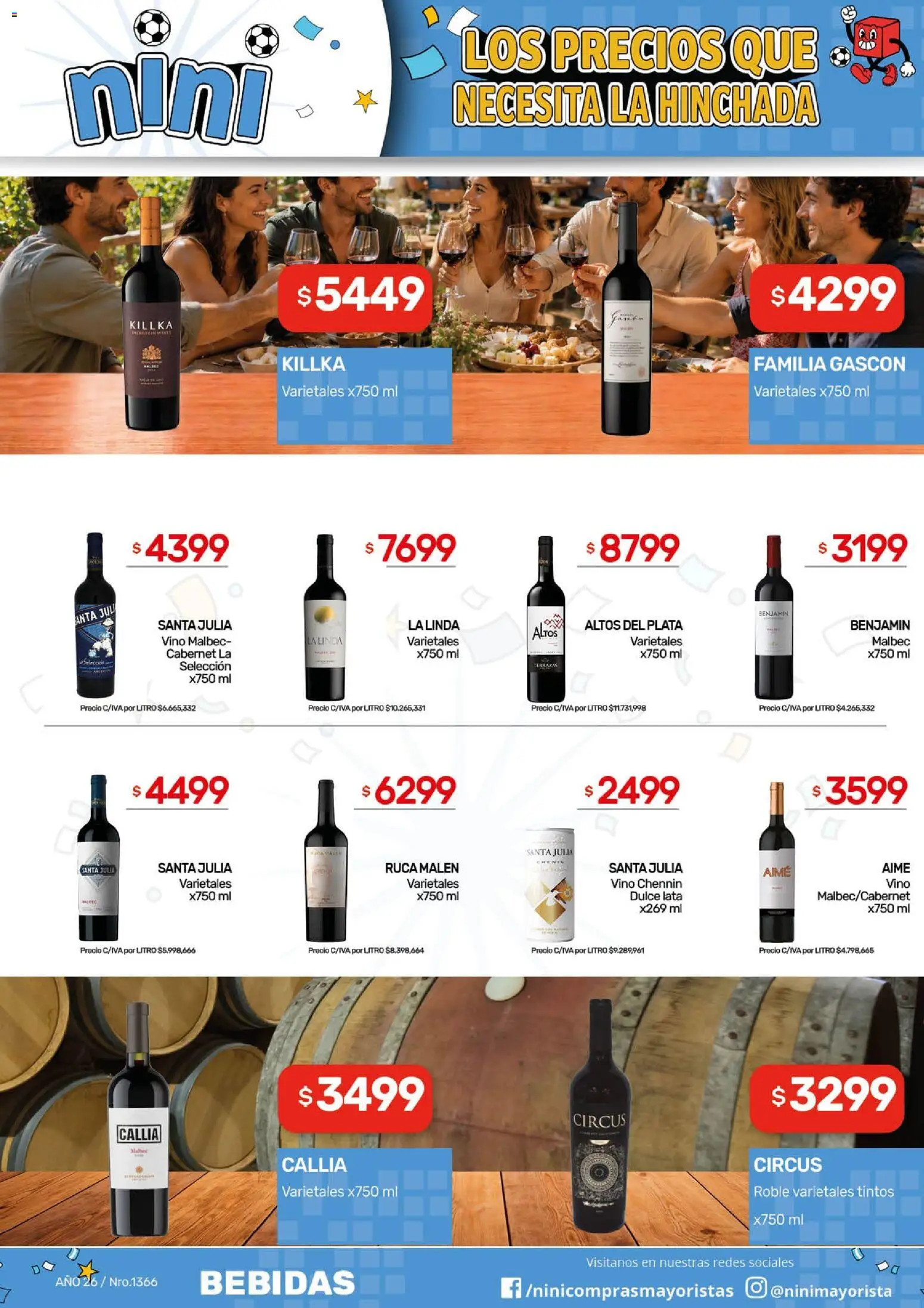 NINI Mayorista ofertas │ válido desde el 29/06/2026 | Página: 17 | Productos: Vino