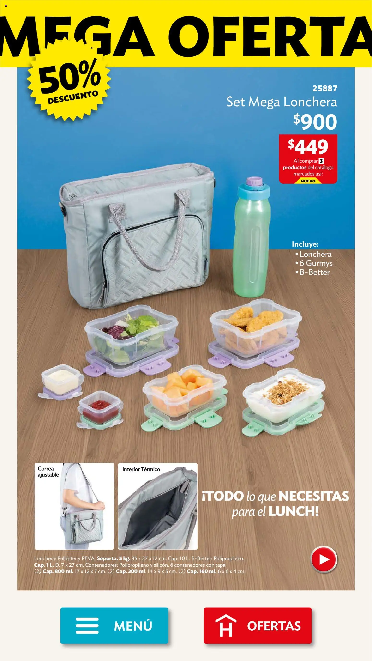 Nuevas ofertas de Betterware válidas en toda la República Mexicana desde el 03/08/2026. ¡Encuentra las mejores ofertas en Betterware campaña 8 2026! | Página: 2