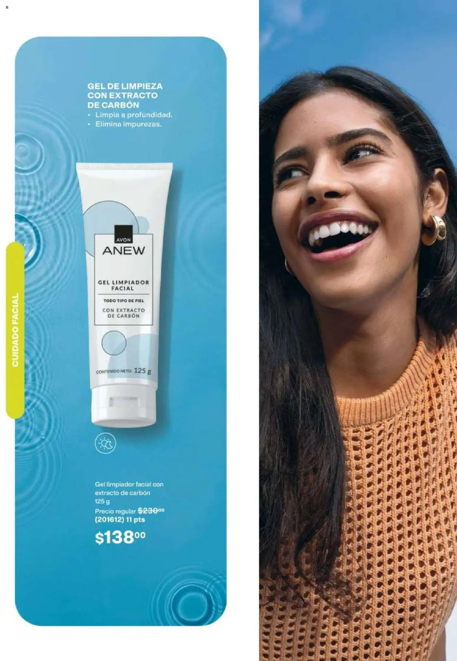 Nuevas ofertas de AVON válidas en toda la República Mexicana desde el 20/08/2026. ¡Encuentra las mejores ofertas en AVON campaña 12 2026! | Página: 104 | Productos: Limpiador, Limpiador facial