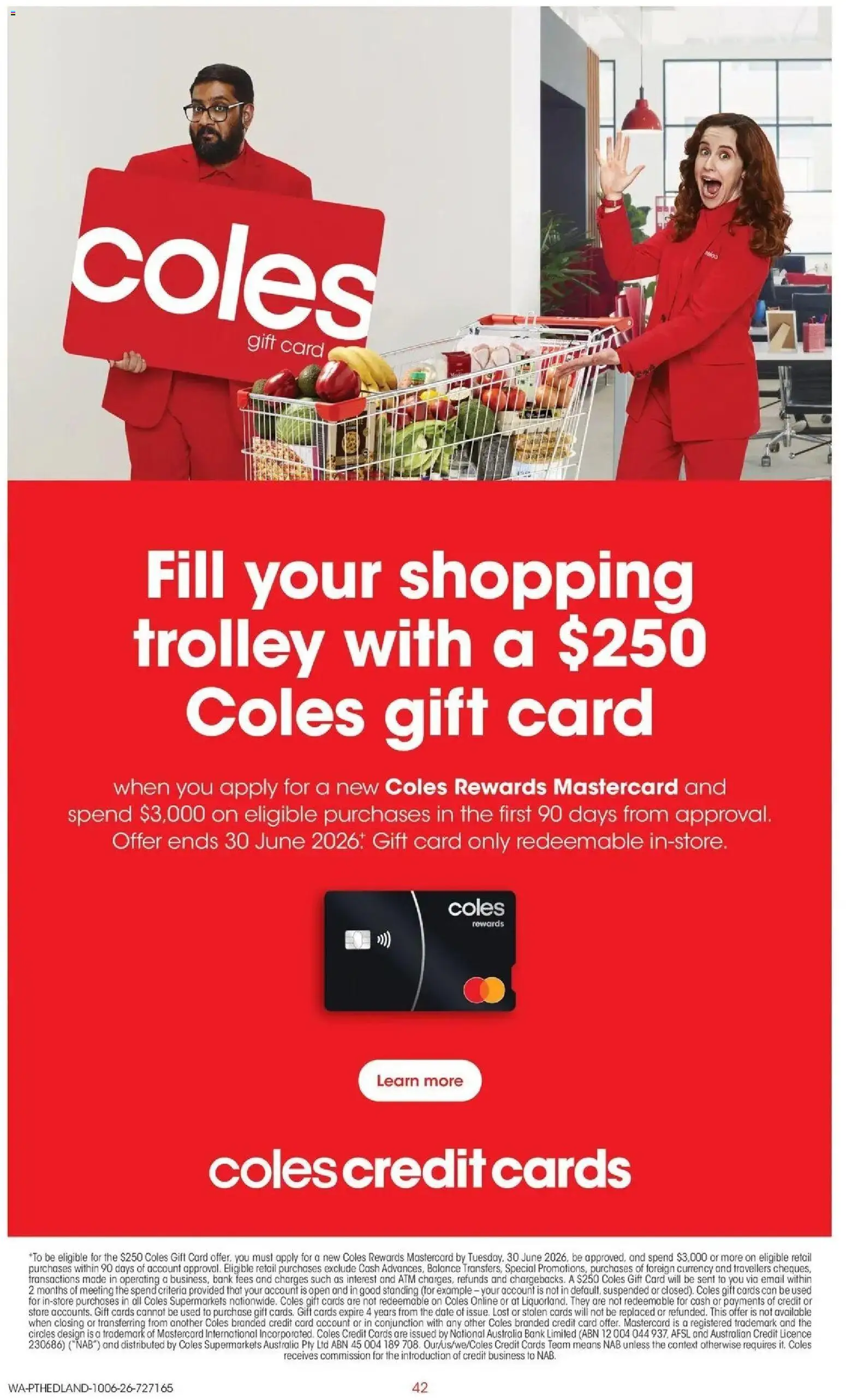 Coles catalogue - valid from 10.06.2026 | Page: 42 | Products: Trolley, Date