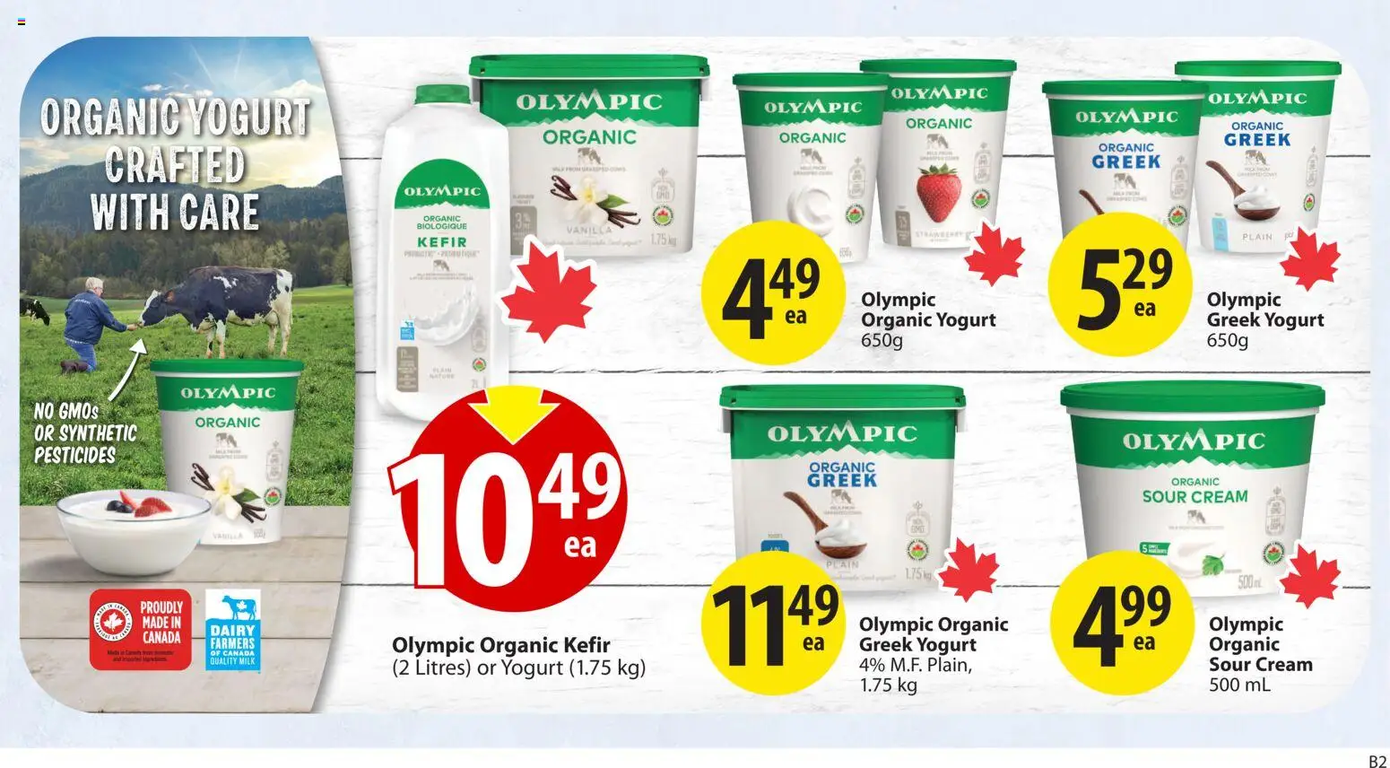 Save on foods flyer valid from 28.05.2026 | Page: 20 | Products: Sour cream, Cream, Milk, Yogurt