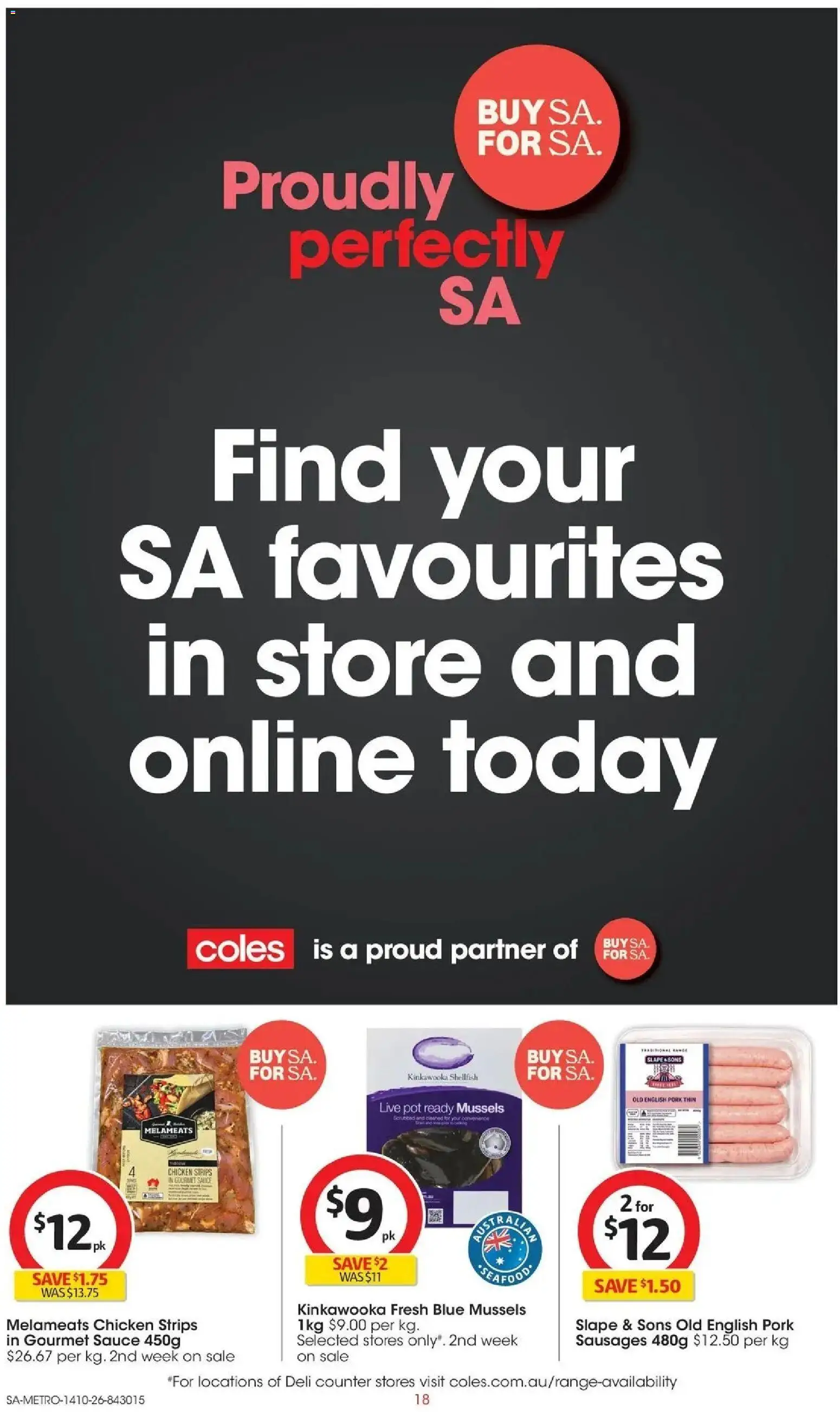 ﻿Coles catalogue valid from 14/10/2026 > Online Australia | Page: 18