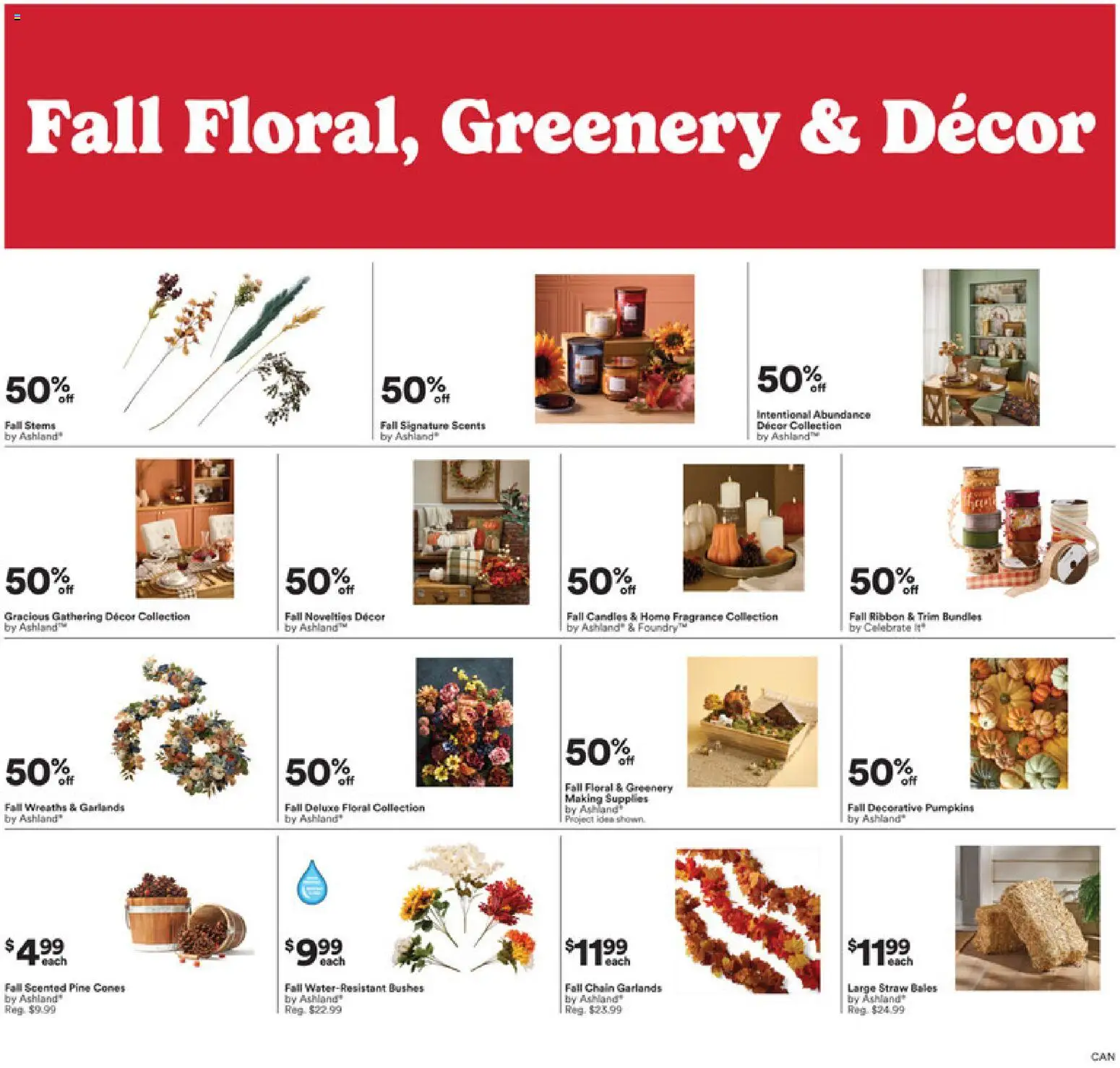 Michaels flyer valid from Sep 25, 2026 | Page: 2 | Products: Fragrance, Wreaths, Candles