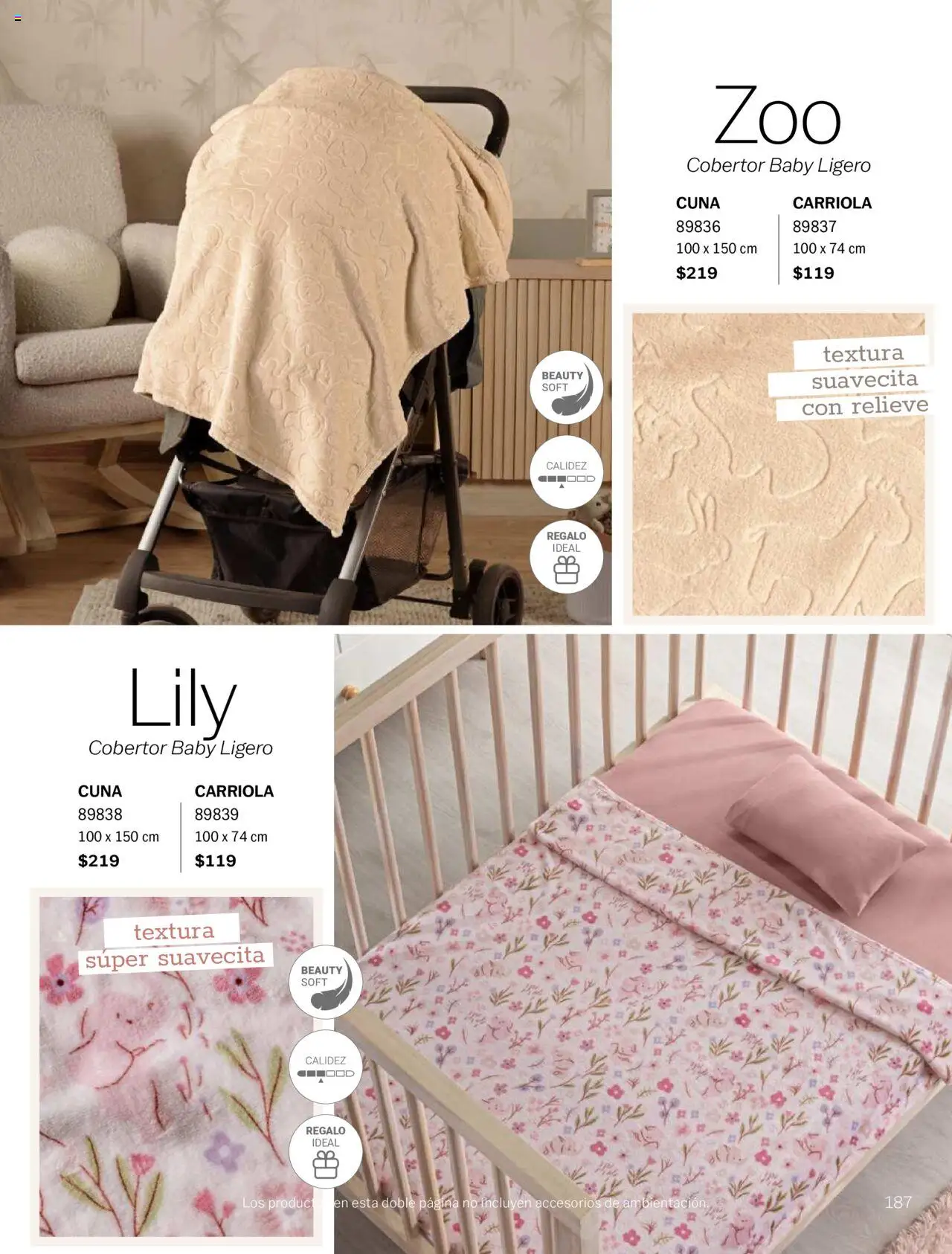 Nuevas ofertas de Vianney válidas en toda la República Mexicana desde el 15/08/2025. ¡Encuentra las mejores ofertas en Vianney - Catálogo Invierno! | Página: 189 | Productos: Carriola, Cobertor, Cuna
