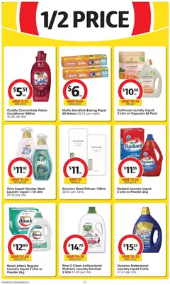 Preview of Coles Catalogue Palmerston - valid from 23/09/2026 | Page: 21 | Products: Plant, Conditioner, Coconut, Laundry