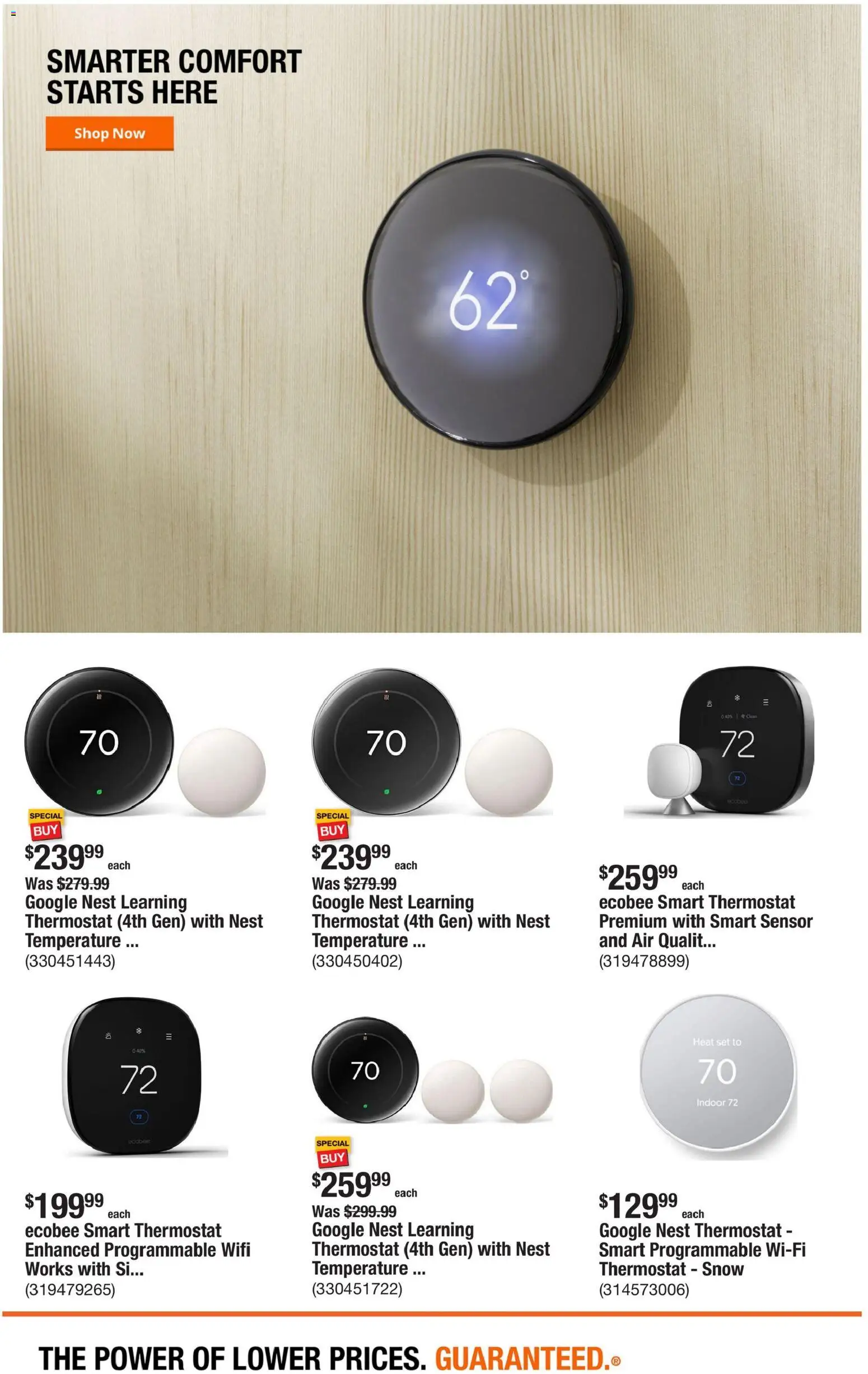 Home Depot Weekly Ad - valid from 08/20/2026 | Page: 7 | Products: Sensor, Thermostat