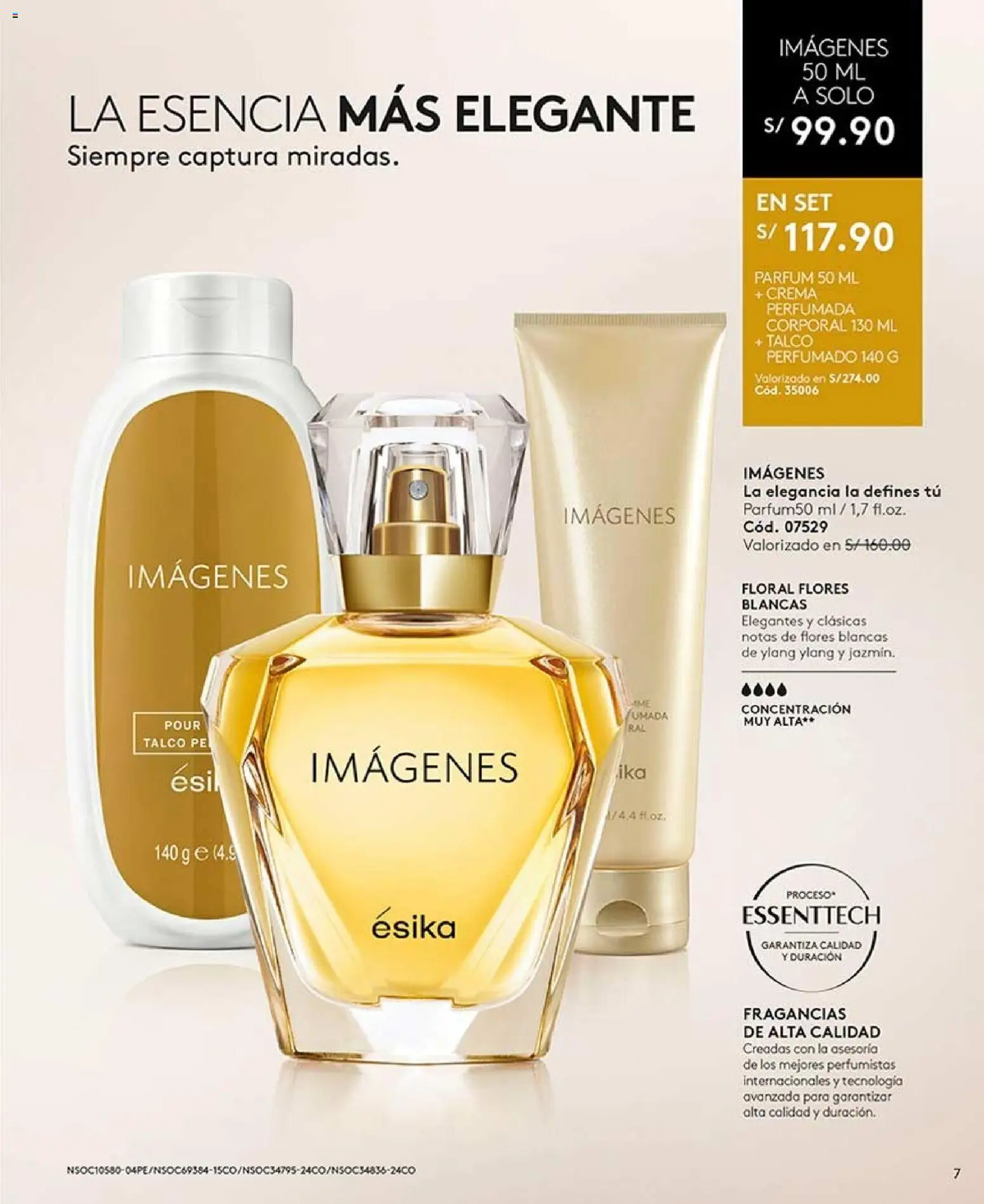 Catálogo Ésika válido desde 11/07/2026 | Página: 7 | Productos: Crema, Flores