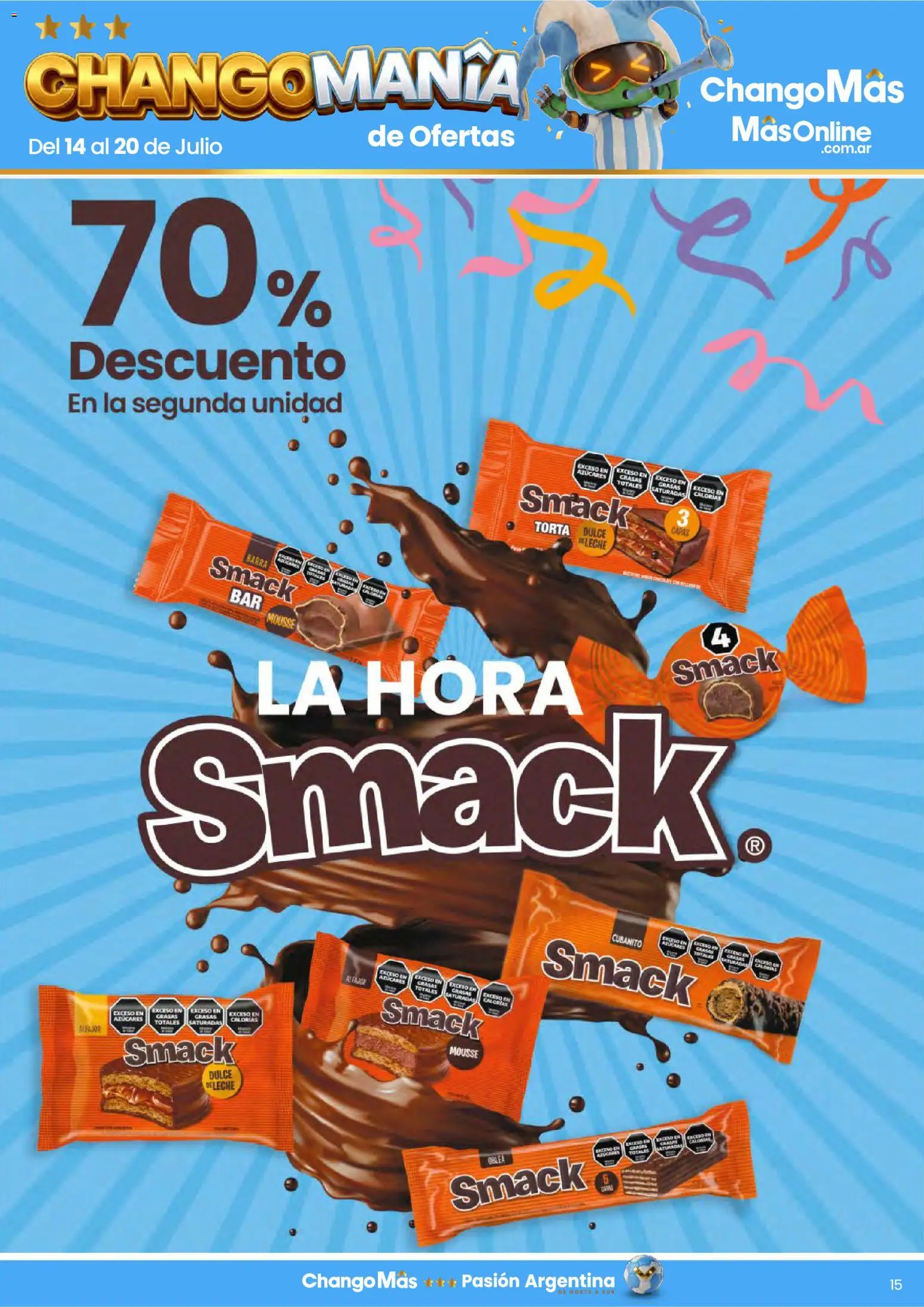 Changomas Especial dulzura │ válido desde el 14/07/2026 | Página: 10 | Productos: Mousse, Torta