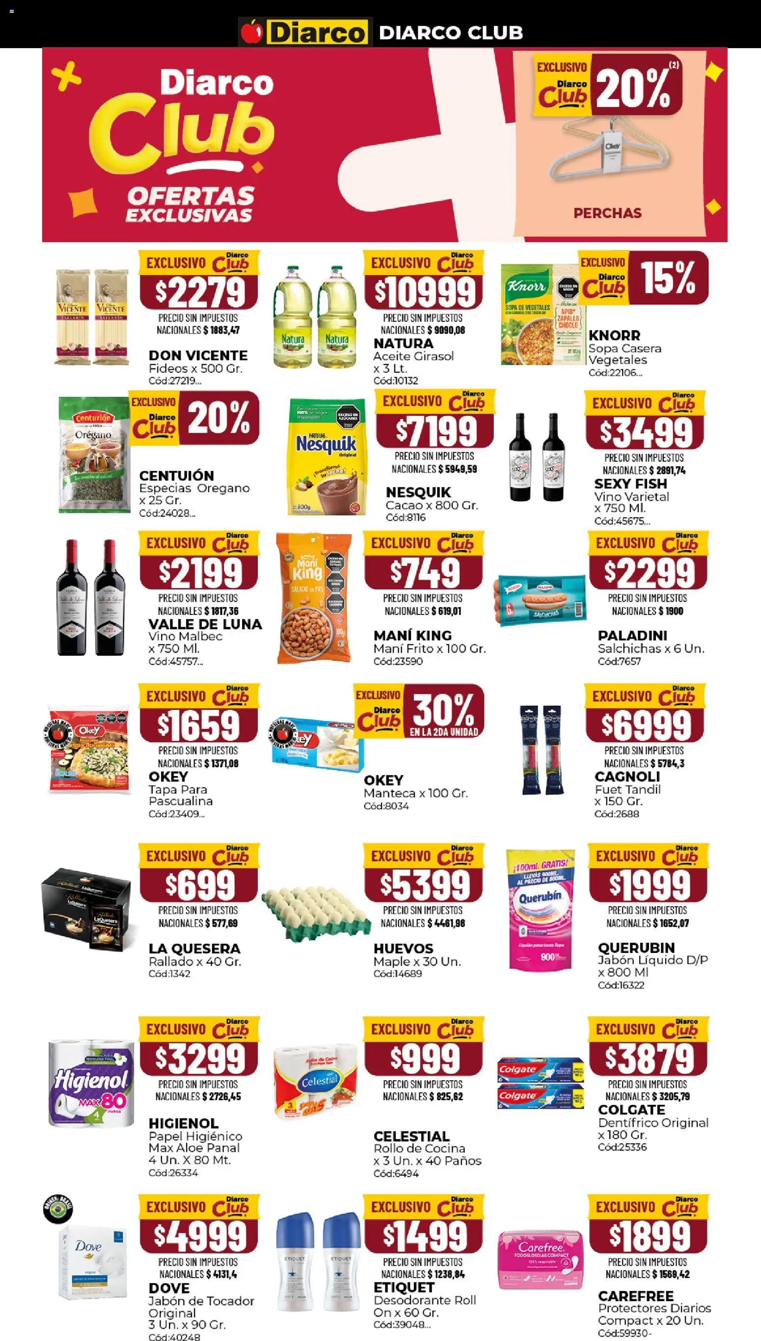Diarco ofertas │ válido desde el 24/08/2026 | Página: 9 | Productos: Diarios, Sopa, Jabón, Orégano