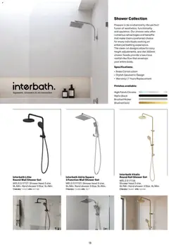 Preview of Mitre 10 - Bathroom, Kitchen and Laundry E-selection Guide 2026 - valid from 13.02.2026 | Page: 13 | Products: Shower, Polish, Accessories