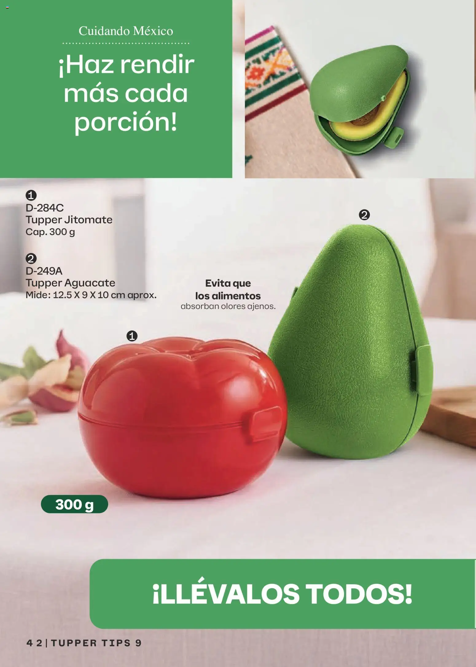Nuevas ofertas de Tupperware válidas en toda la República Mexicana desde el 10/08/2026. ¡Encuentra las mejores ofertas en Tupperware catálogo! | Página: 42 | Productos: Aguacate, Alimentos, Tupper
