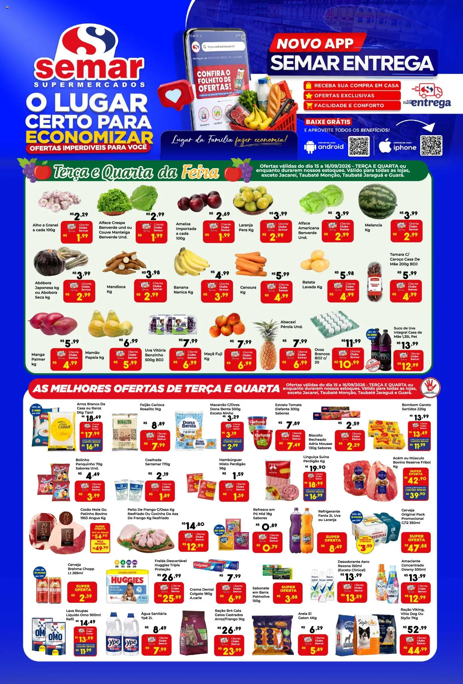Semar Supermercado Folheto - válido de 15/09/2026 | Página: 1