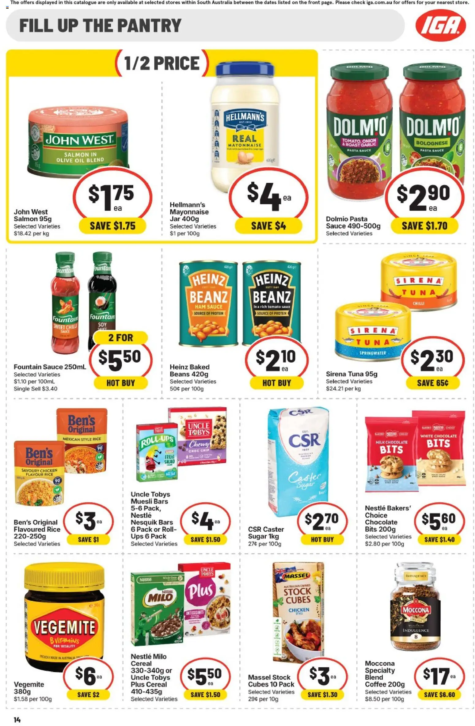 IGA catalogue - valid from 30/09/2026 | Page: 10 | Products: Cereal, Garlic, Onion, Muesli