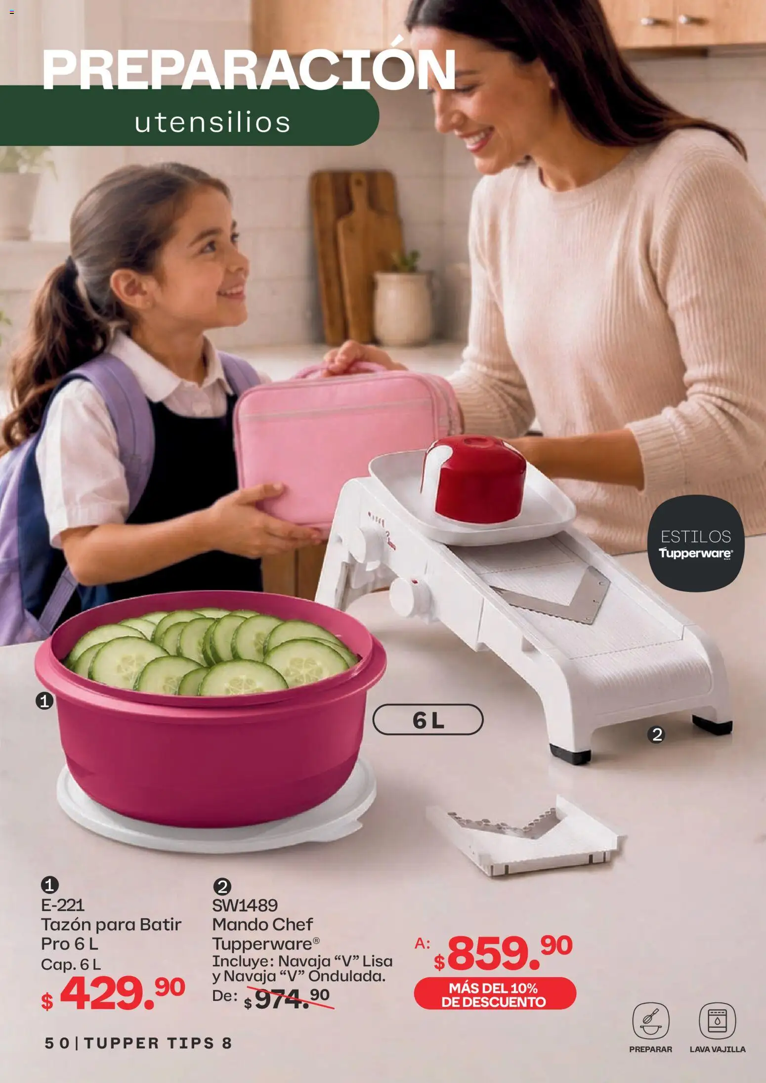 Nuevas ofertas de Tupperware válidas en toda la República Mexicana desde el 13/07/2026. ¡Encuentra las mejores ofertas en Tupperware catálogo! | Página: 50 | Productos: Navaja, Tupper