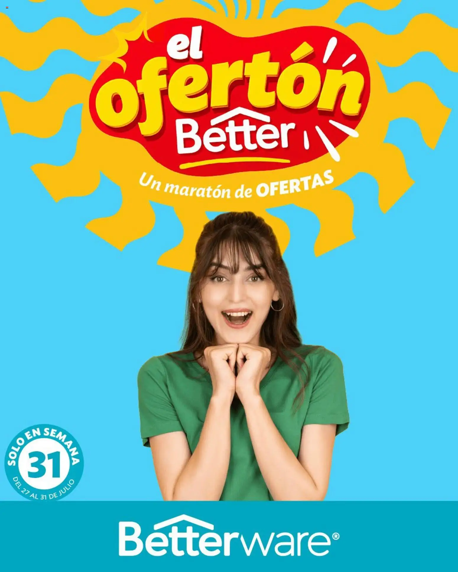 Nuevas ofertas de Betterware válidas en toda la República Mexicana desde el 27/07/2026. ¡Encuentra las mejores ofertas en Betterware catálogo El Ofertón! | Página: 1